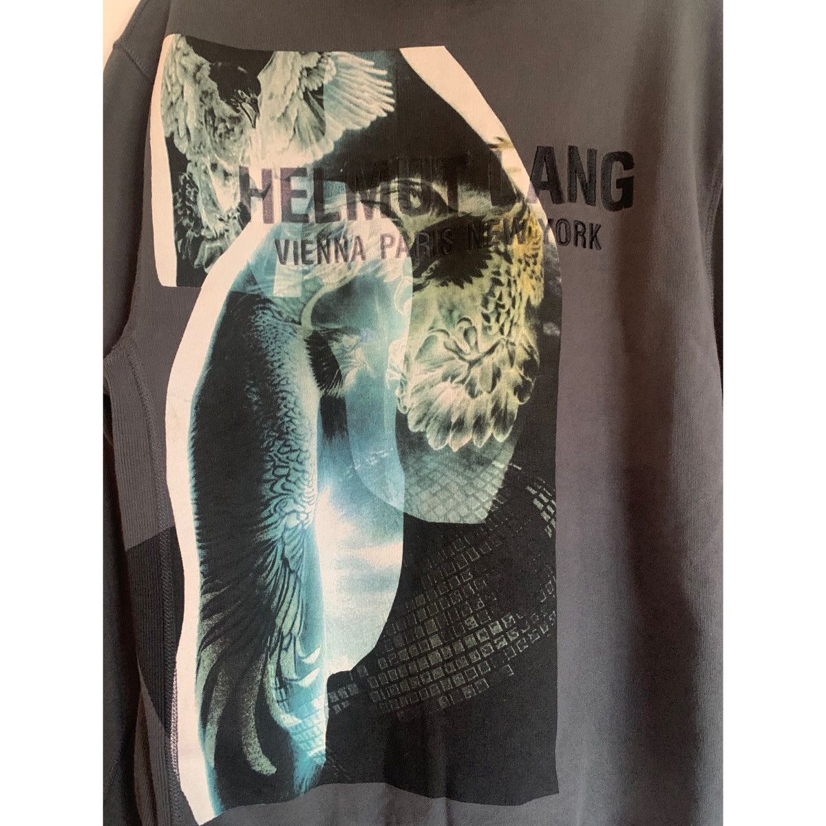 Helmut Lang HELMUT LANG EAGLE STANDARD HOODIE Size US M / EU 48-50 / 2 - 2 Thumbnail
