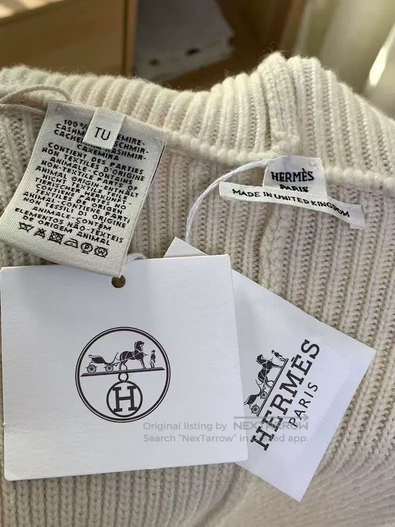 Hermes Hermes size TU Cashmere Knit Hooded Coat Size M / US 6-8 / IT 42-44 - 4 Thumbnail