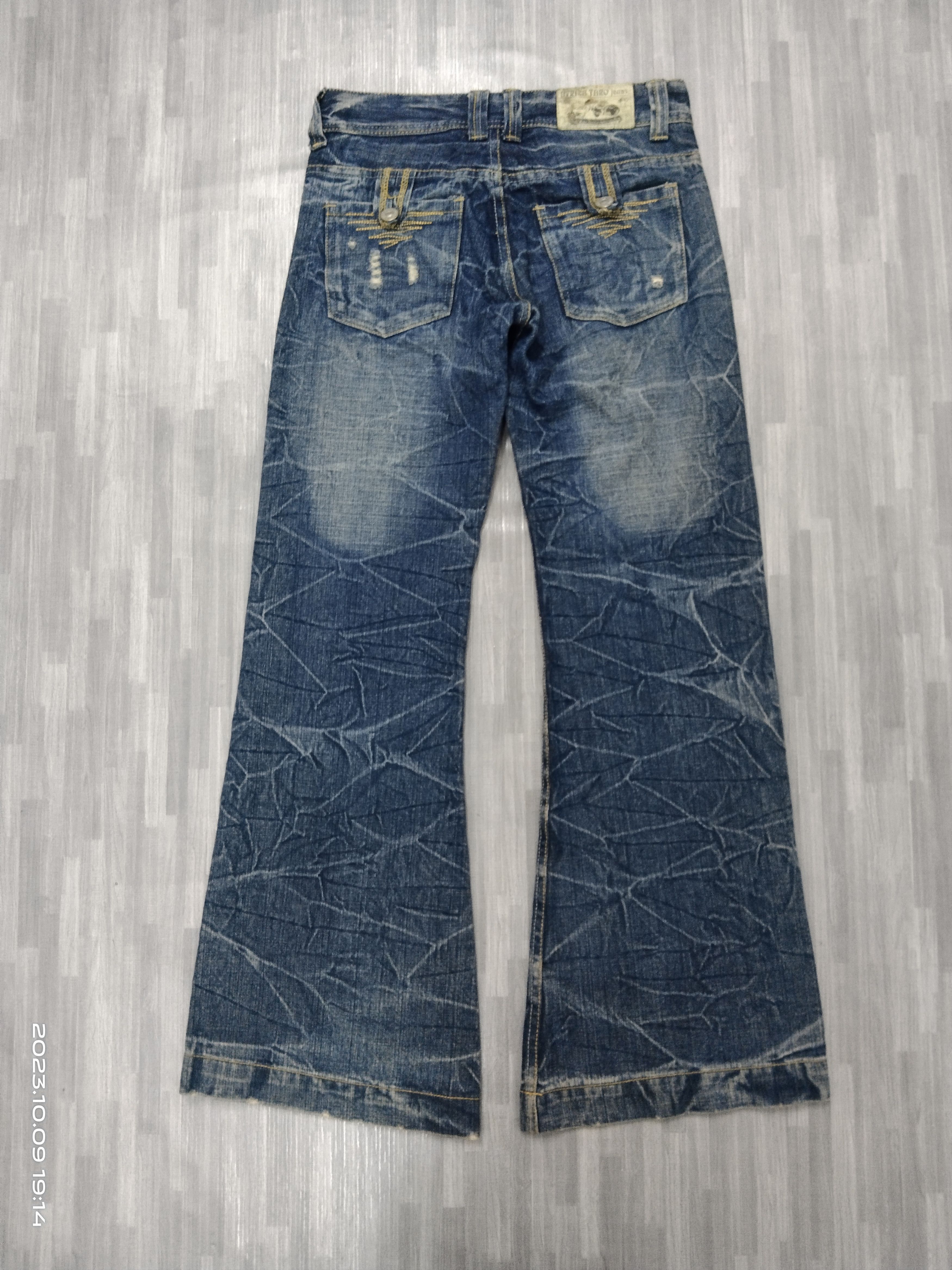 Other FLARE SICK AFRICA TARO JEANS Size 28" / US 6 / IT 42 - 3 Thumbnail