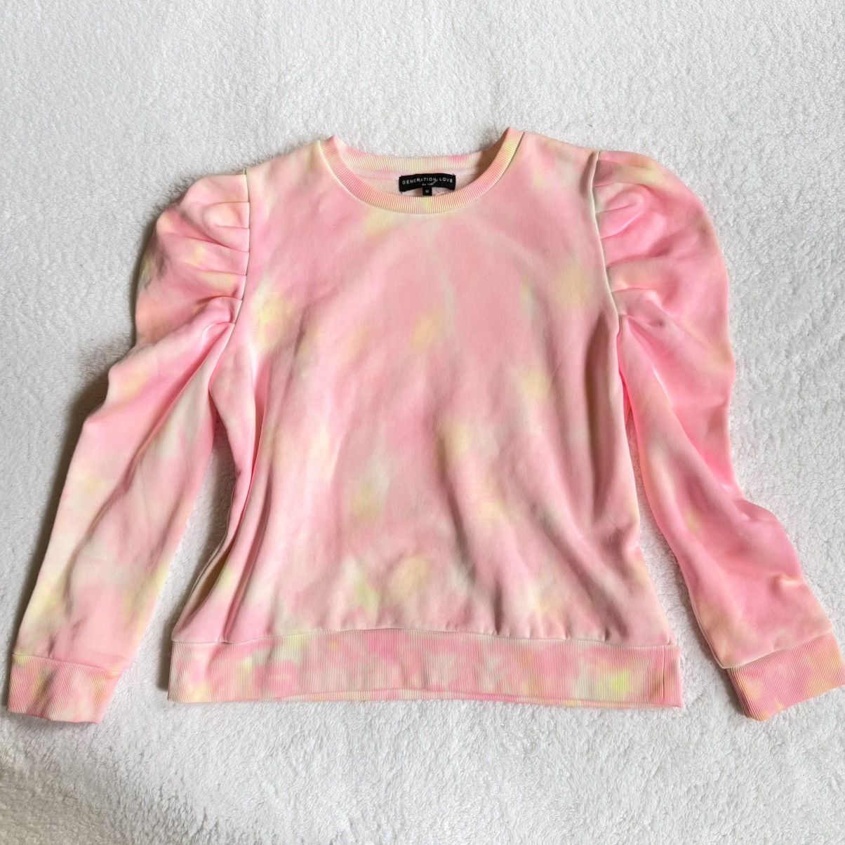 Generation Love Generation Love Pearl Neon Tie Dye Sweater size M pink Size M / US 6-8 / IT 42-44 - 1 Thumbnail