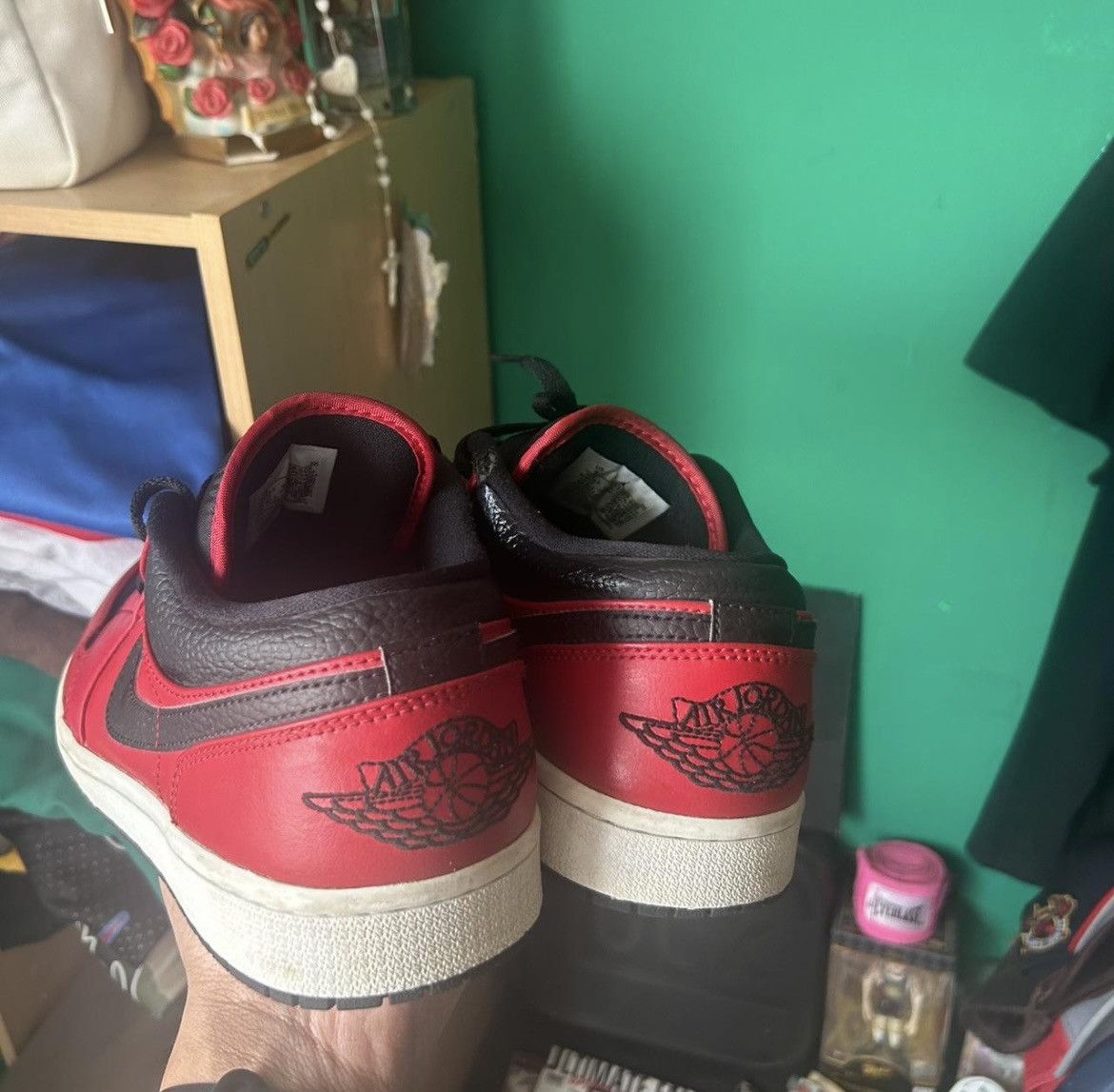 Jordan Brand Jordan 1 red and black Size US 9 / EU 42 - 4 Thumbnail