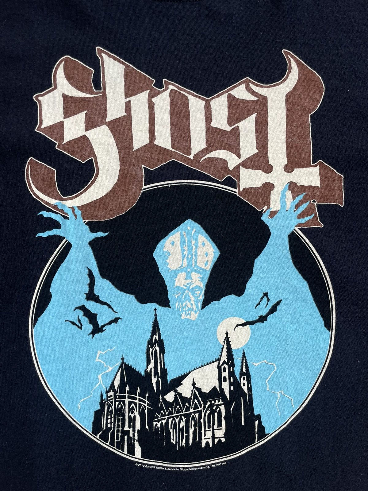 Band Tees × Fruit Of The Loom GHOST T-Shirt Size US L / EU 52-54 / 3 - 2 Thumbnail