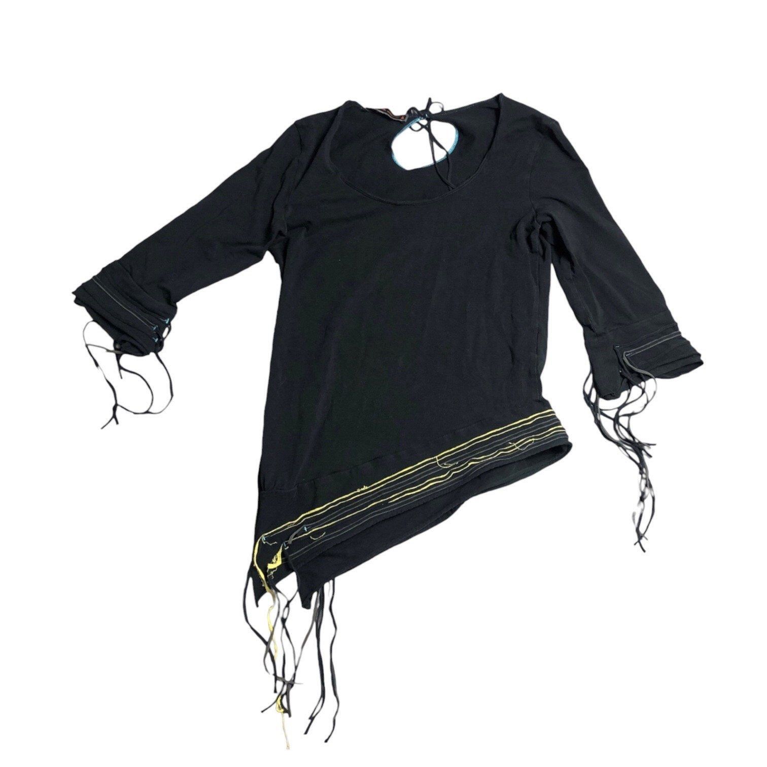 Cop Copine The Cop Copine Asymmetrical Long Laces Top Size ONE SIZE - 1 Thumbnail