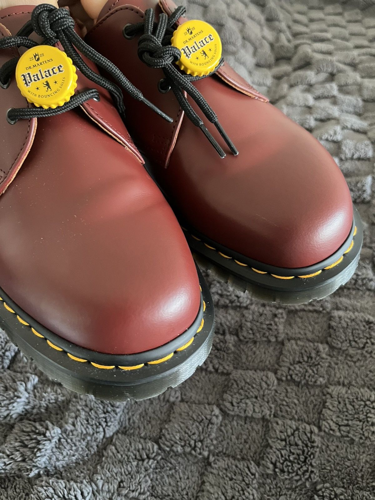 Dr. Martens Dr.Martens 1461 x Palace Vintage Smooth Leather Cherry 46 Size US 12 / EU 45 - 8 Thumbnail