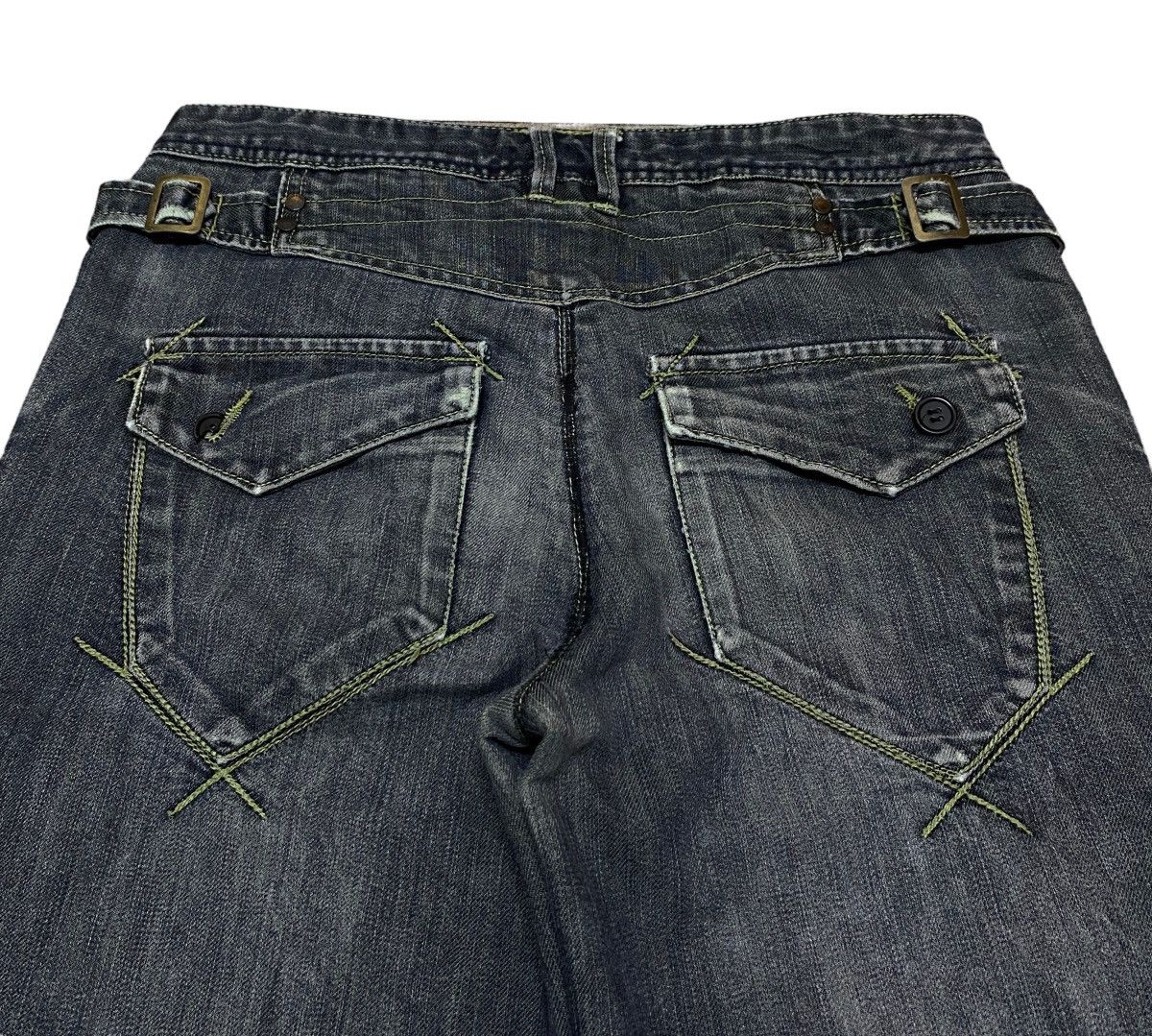 If Six Was Nine × Japanese Brand × Le Grande Bleu (L.G.B.) Rare Vintage Japanese Brand Southern Flared Jeans 2000s Size US 31 - 4 Thumbnail