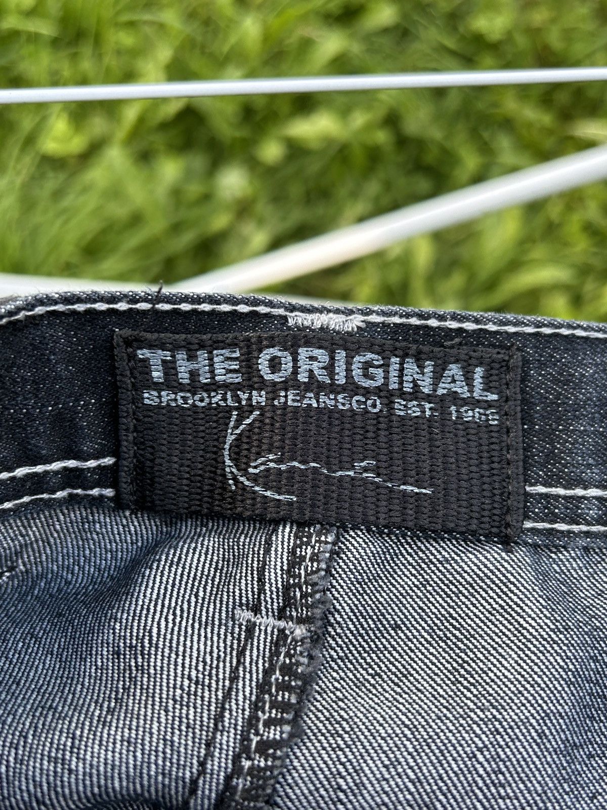 Karl Kani Vintage Karl Kani Big Embroidered Logo Denim Jeans 32 Size US 32 / EU 48 - 10 Thumbnail