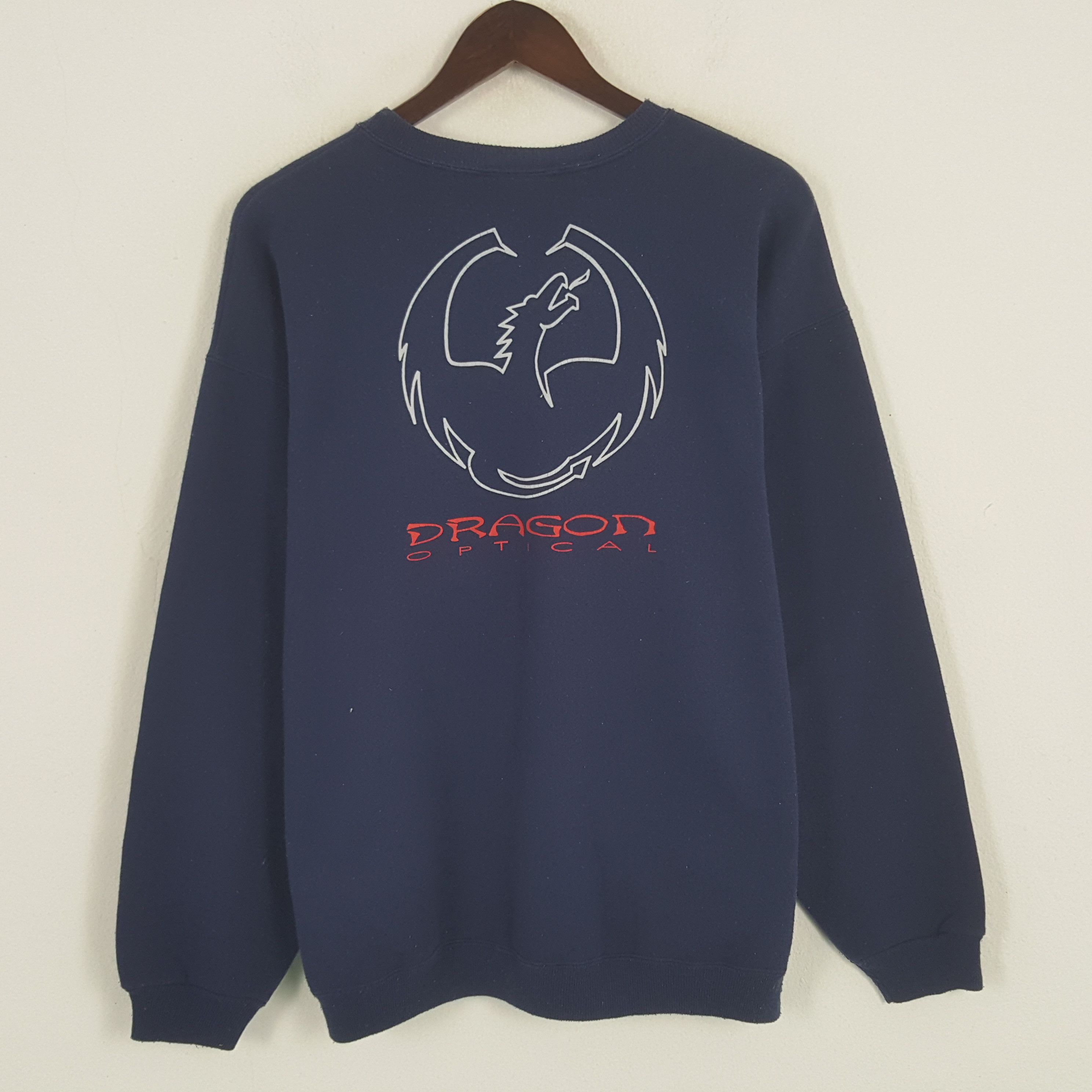Vintage Vintage Dragon Optical Sweatshirt Size US L / EU 52-54 / 3 - 1 Thumbnail