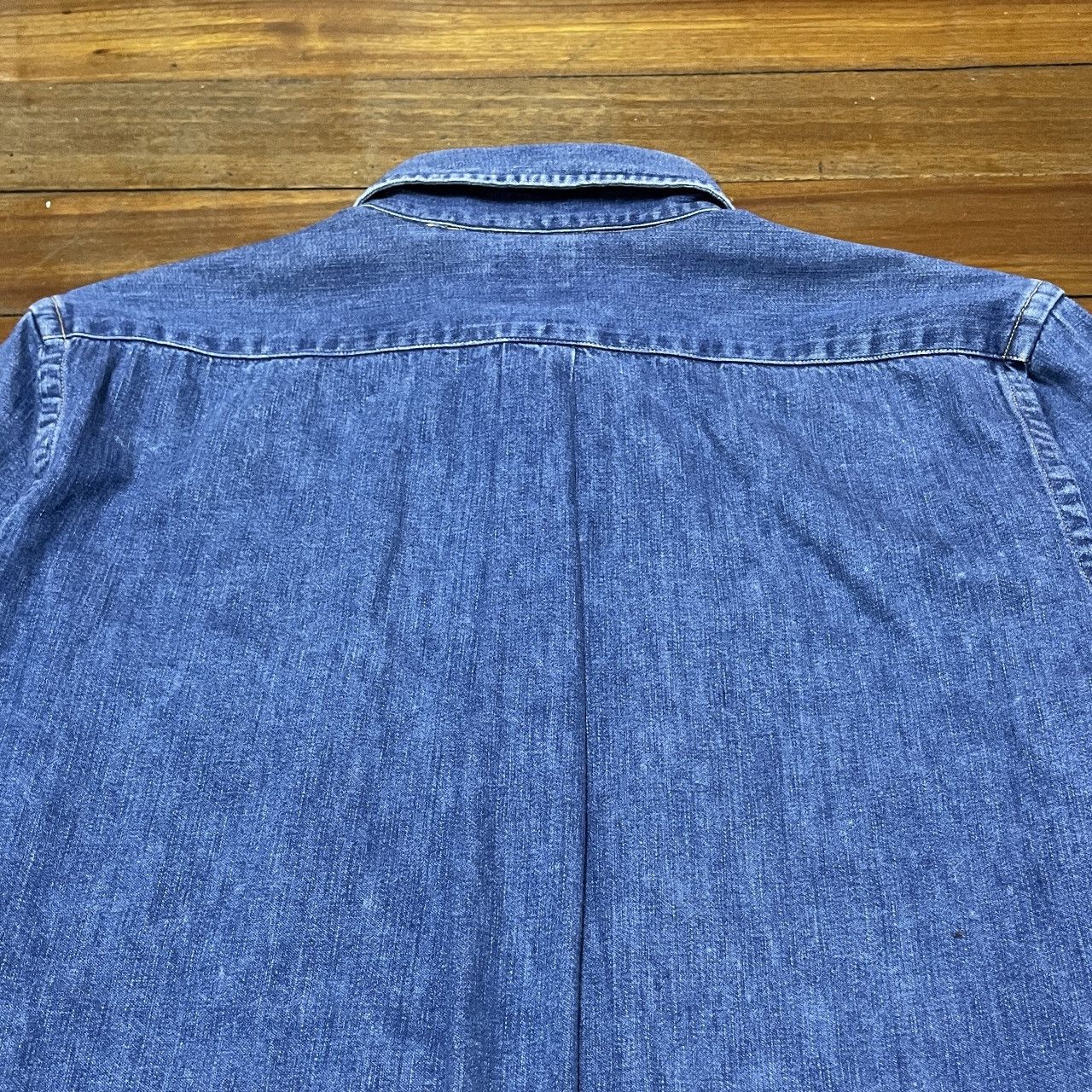 Japanese Brand Very Rare Vintage Japanese Brand Orslow Chambray Shirt 2000s Size US M / EU 48-50 / 2 - 4 Thumbnail
