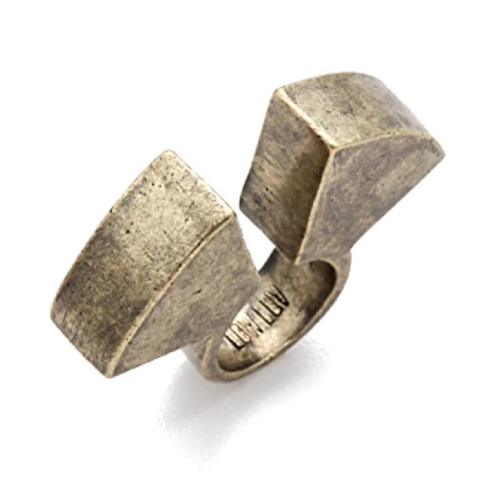 Designer Low Luv x Erin Wasson Ingot Ear Ring in silver Size ONE SIZE - 3 Thumbnail