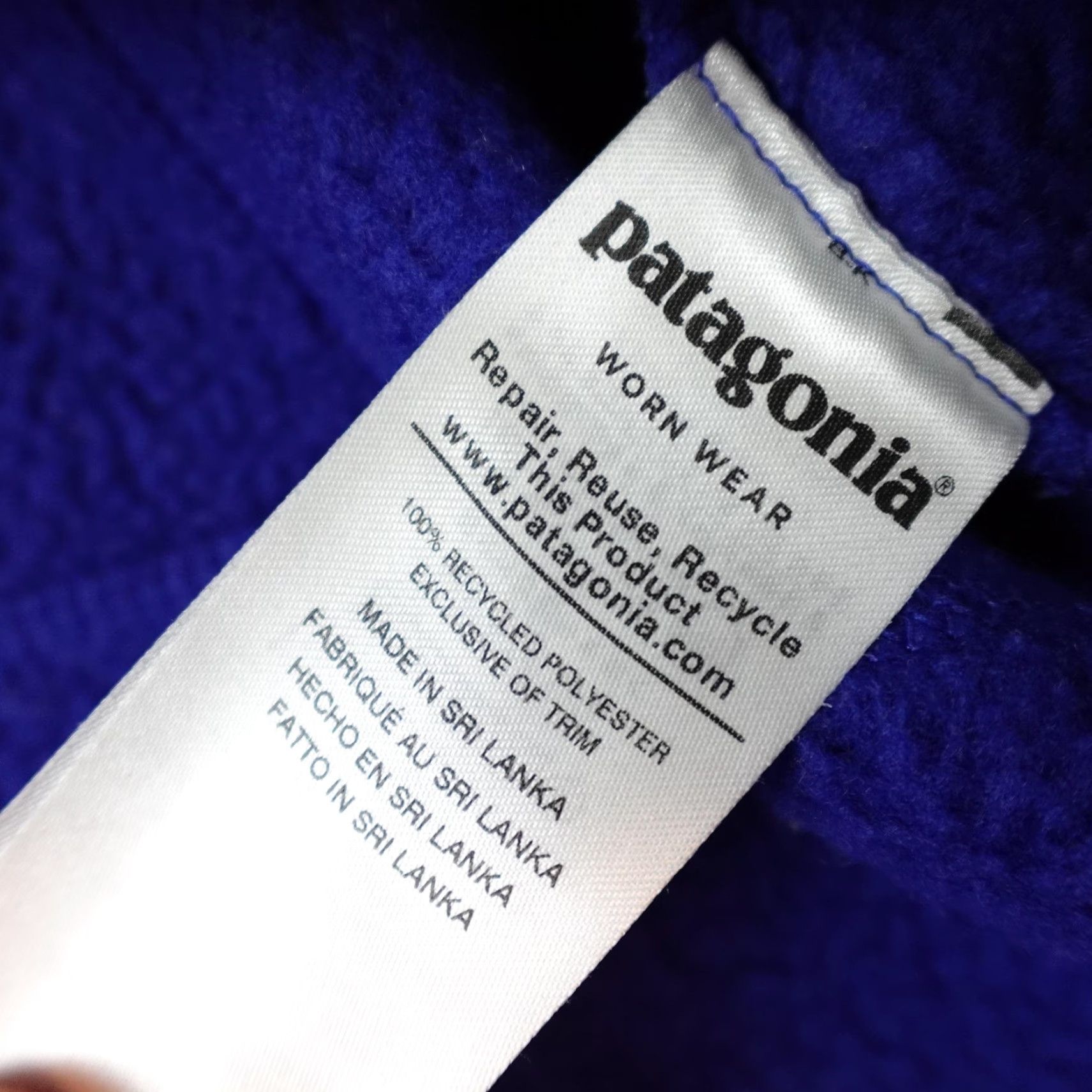 Patagonia Patagonia Jacket Pullover Fleece 1/4 Zip Mens Small Blue Casual Travel Winter Size US S / EU 44-46 / 1 - 6 Thumbnail