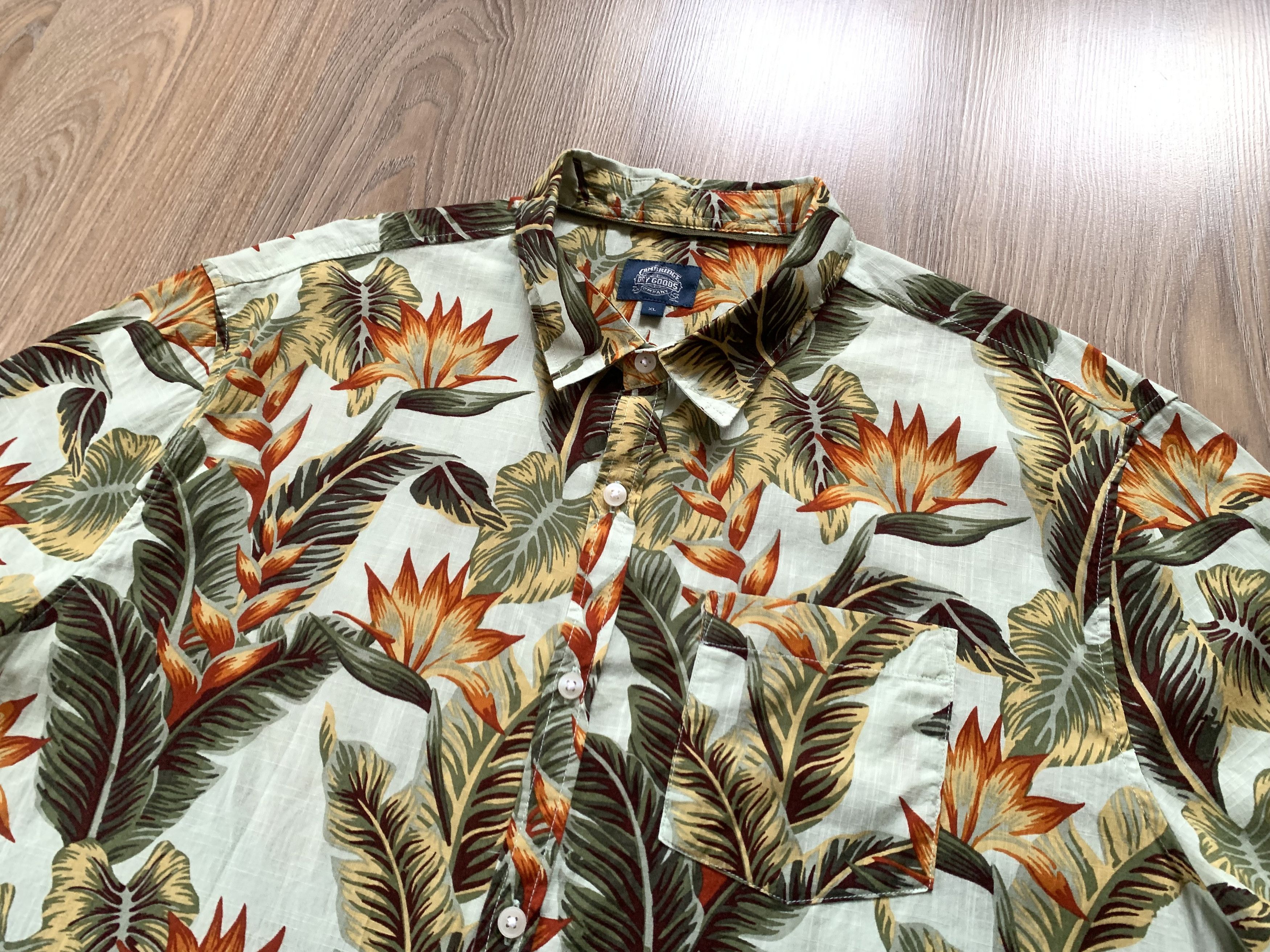 Other Cambridge Cotton Printed Hawaiian Shirt Size US XL / EU 56 / 4 - 4 Thumbnail