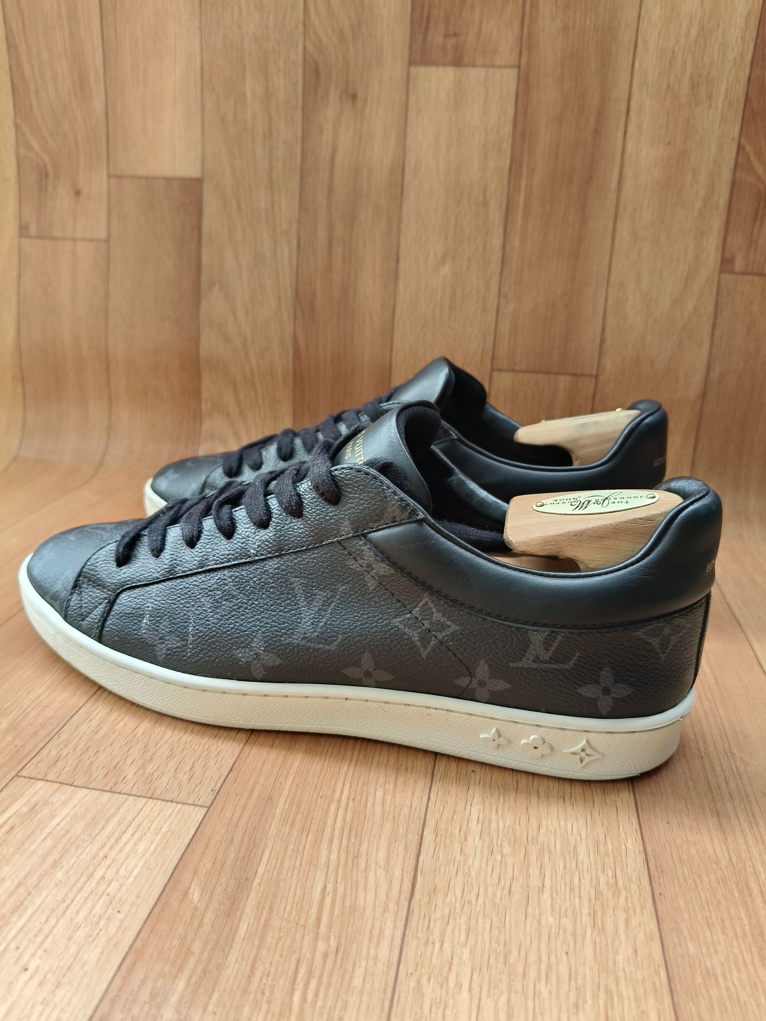 Louis Vuitton 🔵 Louis Vuitton Luxembourg monogram low top sneakers Size US 7.5 / EU 40-41 - 12 Thumbnail
