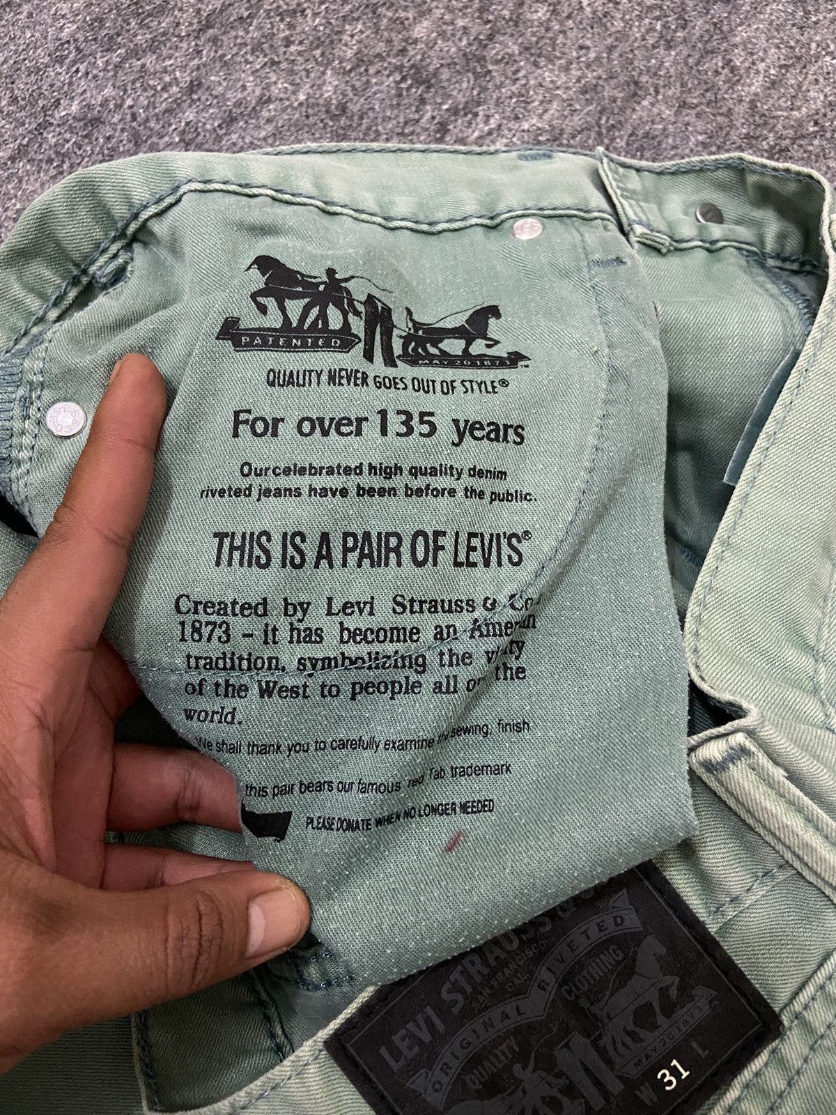 Levi's Vintage Clothing Levi’s short denim pants 508 vintage Size US 33 - 12 Thumbnail
