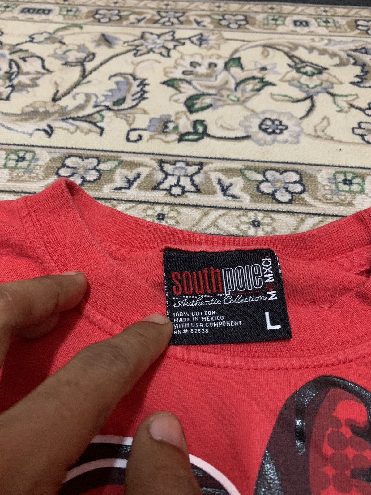 Southpole Y2K SOUTH POLE TSHIRT SPELL OUT HIPHOP STYLE Size US L / EU 52-54 / 3 - 7 Thumbnail