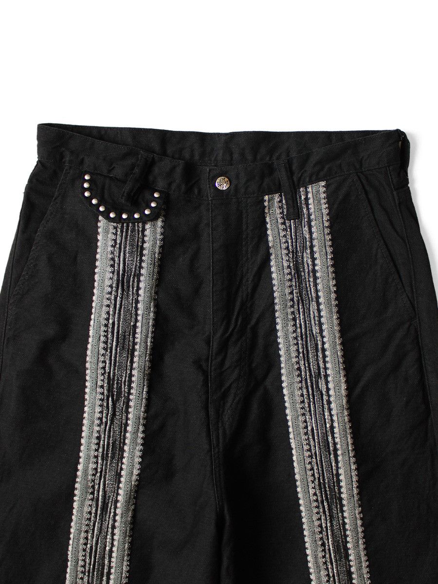 Kapital Kapital 12oz Yagasuri Jacquard Denim Port Baggy Pants Size US 34 / EU 50 - 3 Thumbnail
