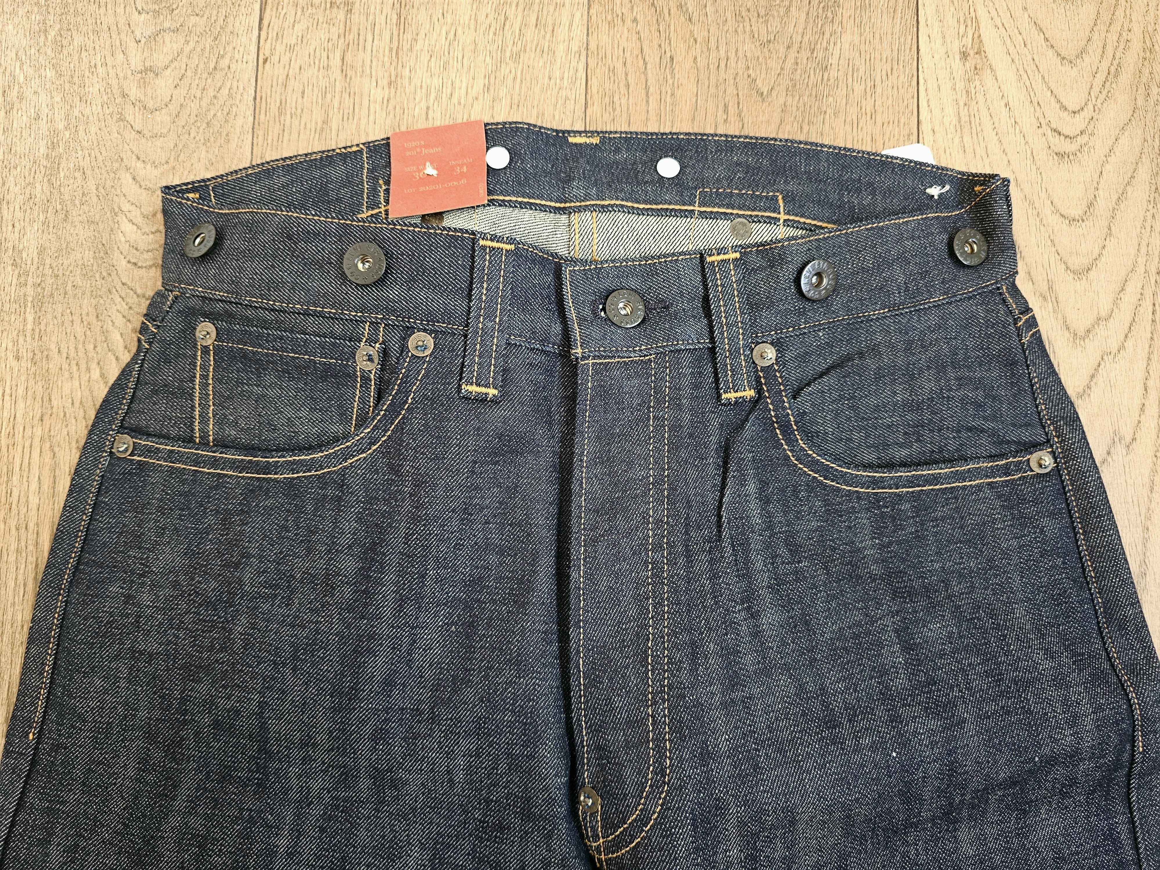 Levi's Vintage Clothing Levi LVC Japan 1920 Rigid 201 NWT 1873 1933 501XX 201XX Size US 30 / EU 46 - 8 Thumbnail