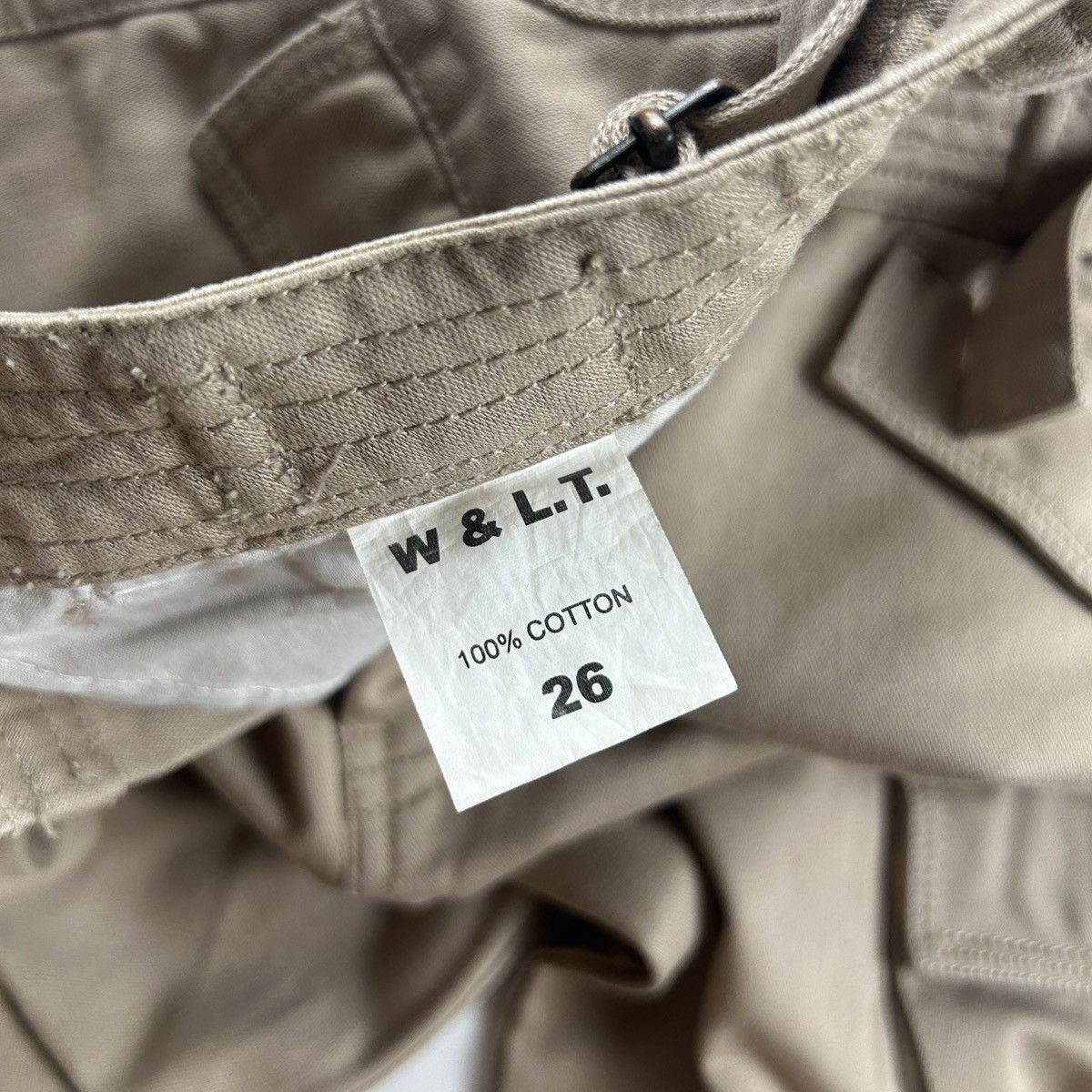 W&LT Walter Van Beirendonck Bondage Cargo Shorts Size US 26 / EU 42 - 4 Thumbnail