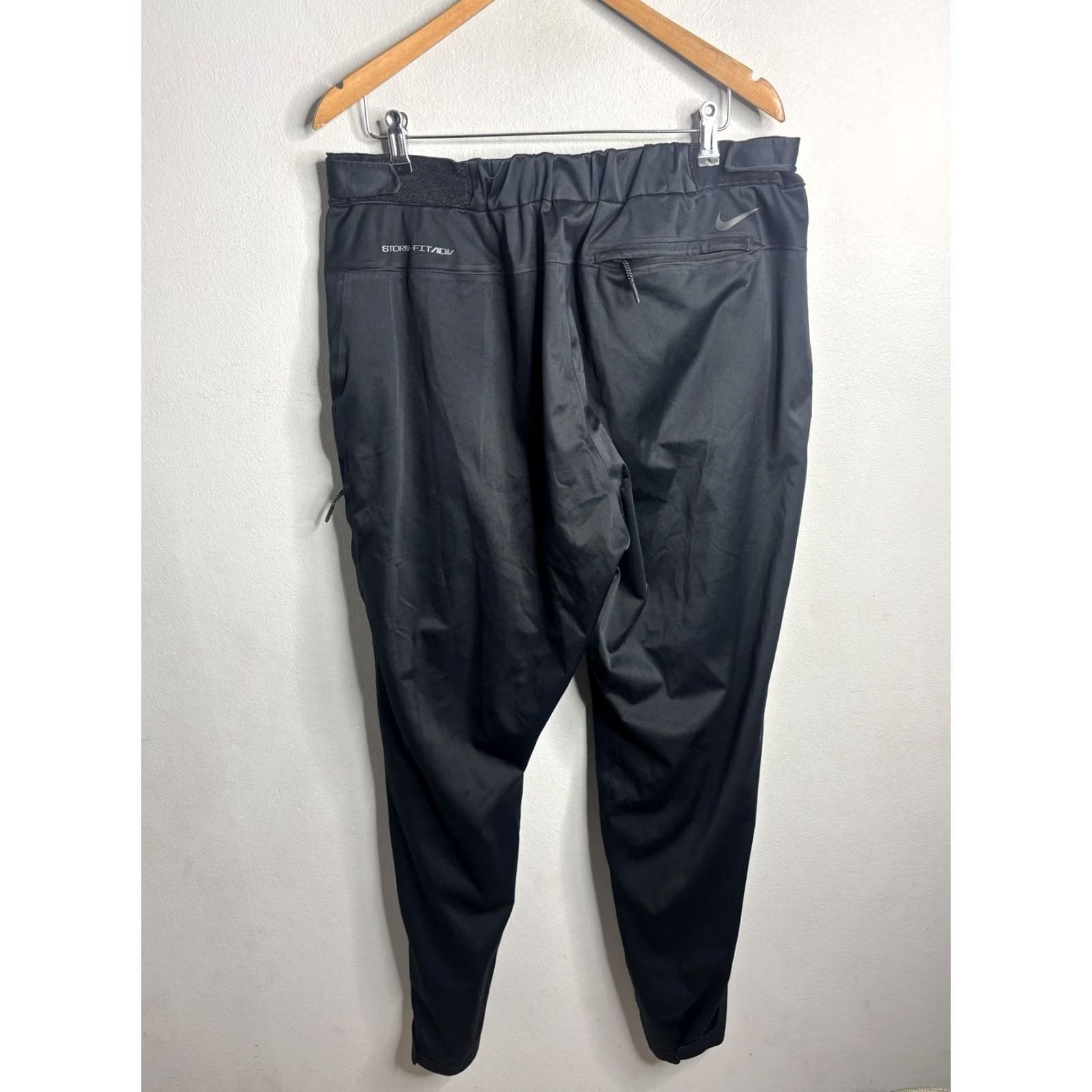 Nike Nike Storm-FIT ADV Pants Mens XL Black Waterproof Windproof Rain Pants Outdoor Activewear Size US 39 - 6 Thumbnail