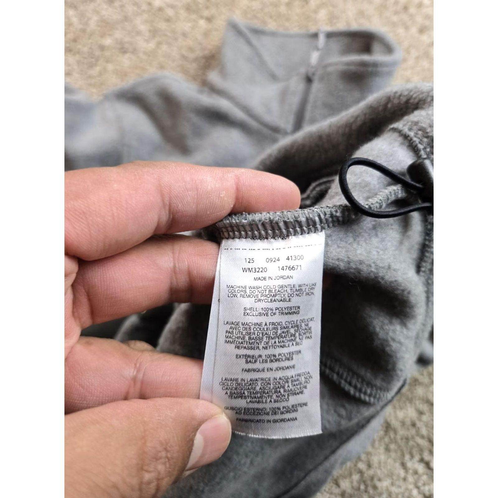 Vintage Columbia Fleece Jacket Mens M Gray Full Zip Outdoor Mock Neck Pockets Bomber Jacket Size US M / EU 48-50 / 2 - 5 Thumbnail