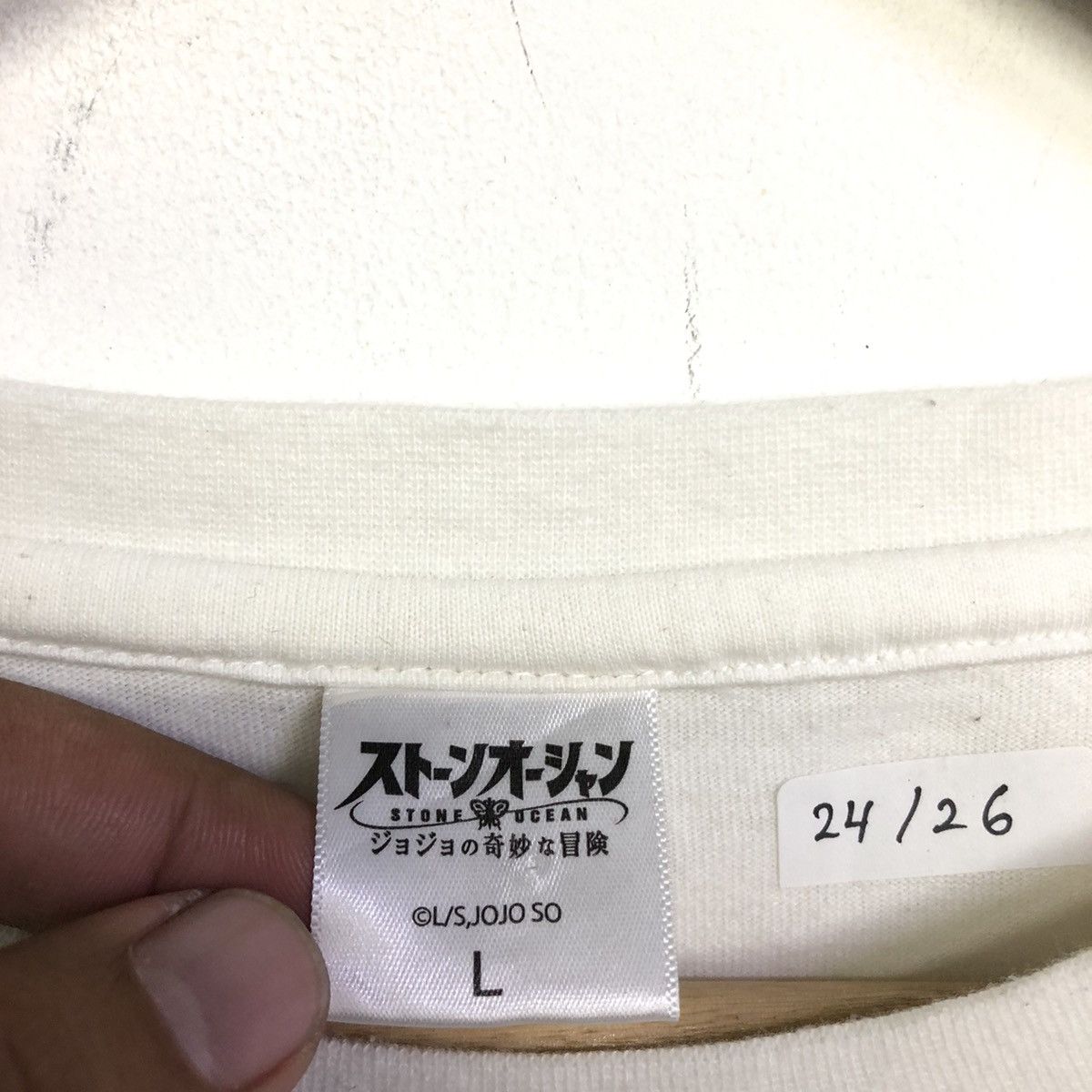 Anime × Japanese Brand Jojo Bizzare Adventure Stone Ocean Anime Photo Tee Tshirt Size US L / EU 52-54 / 3 - 11 Thumbnail