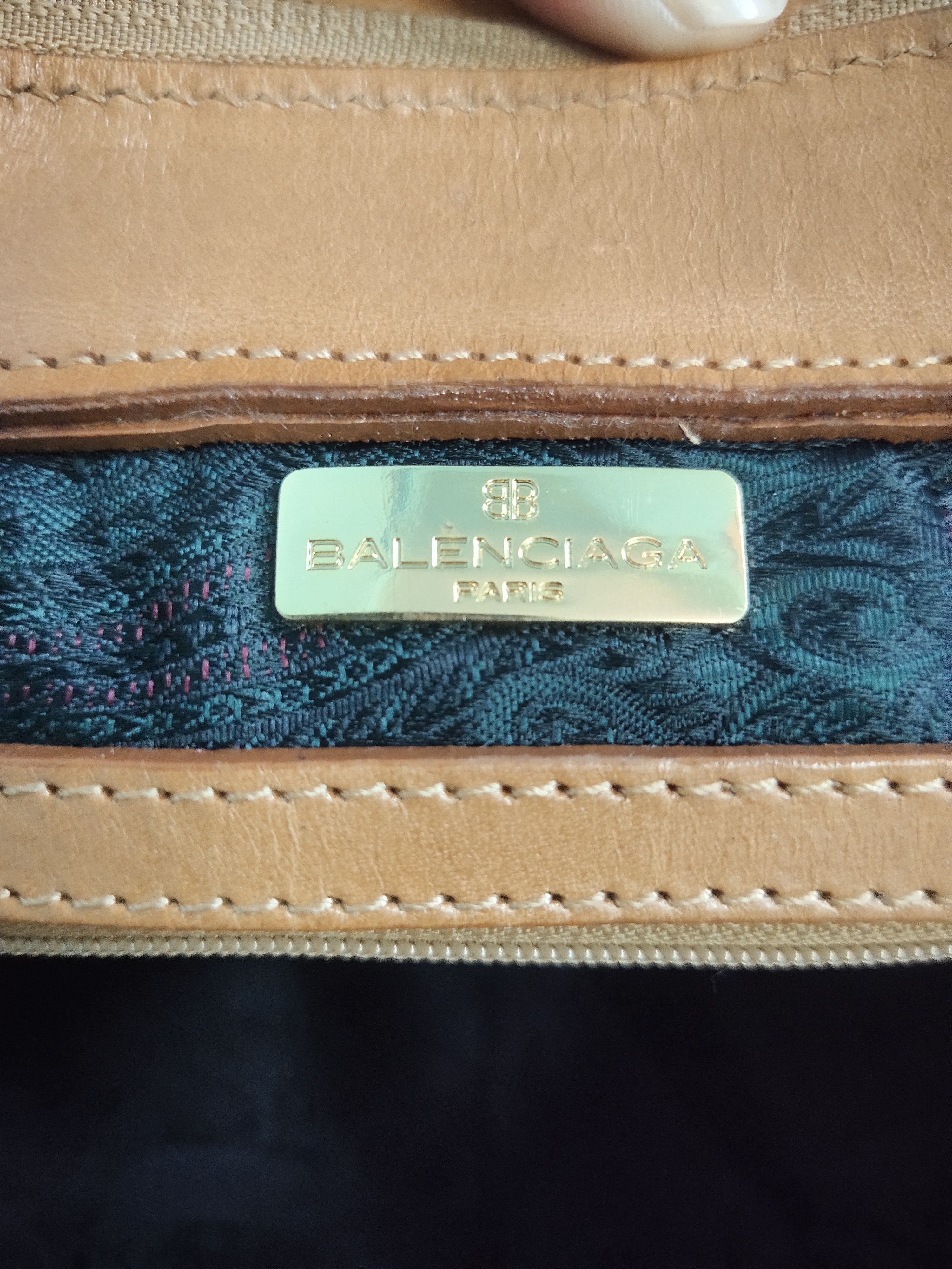 Balenciaga × Vintage Vintage 90s Balenciaga BB Travel Bag Size ONE SIZE - 6 Thumbnail