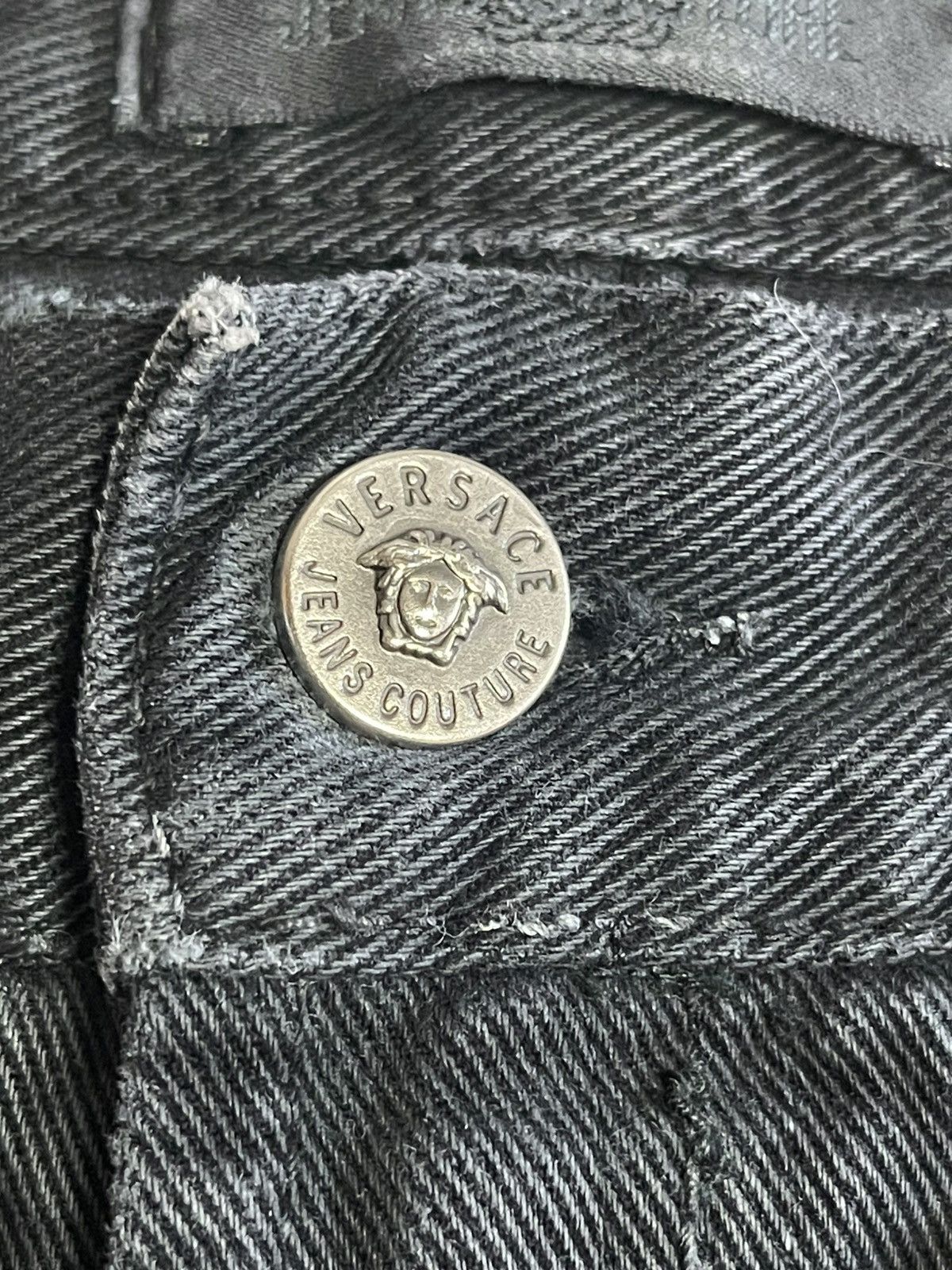 Versace Jeans Couture × Vintage VERSACE JEANS COUTURE VINTAGE MEDUSA BLACK EDITION SIZE 36 Size US 34 / EU 50 - 11 Thumbnail