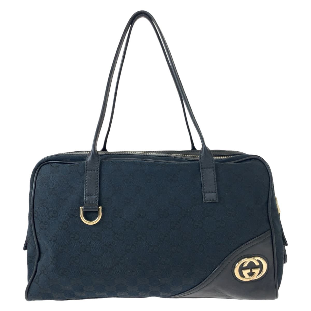 Gucci Gucci Gucci New Britt Interlocking Sherry GG Canvas Leather Tote Bag 169971 Canvas Tote Bag 169971 in Very Good Condition Size ONE SIZE - 1 Thumbnail
