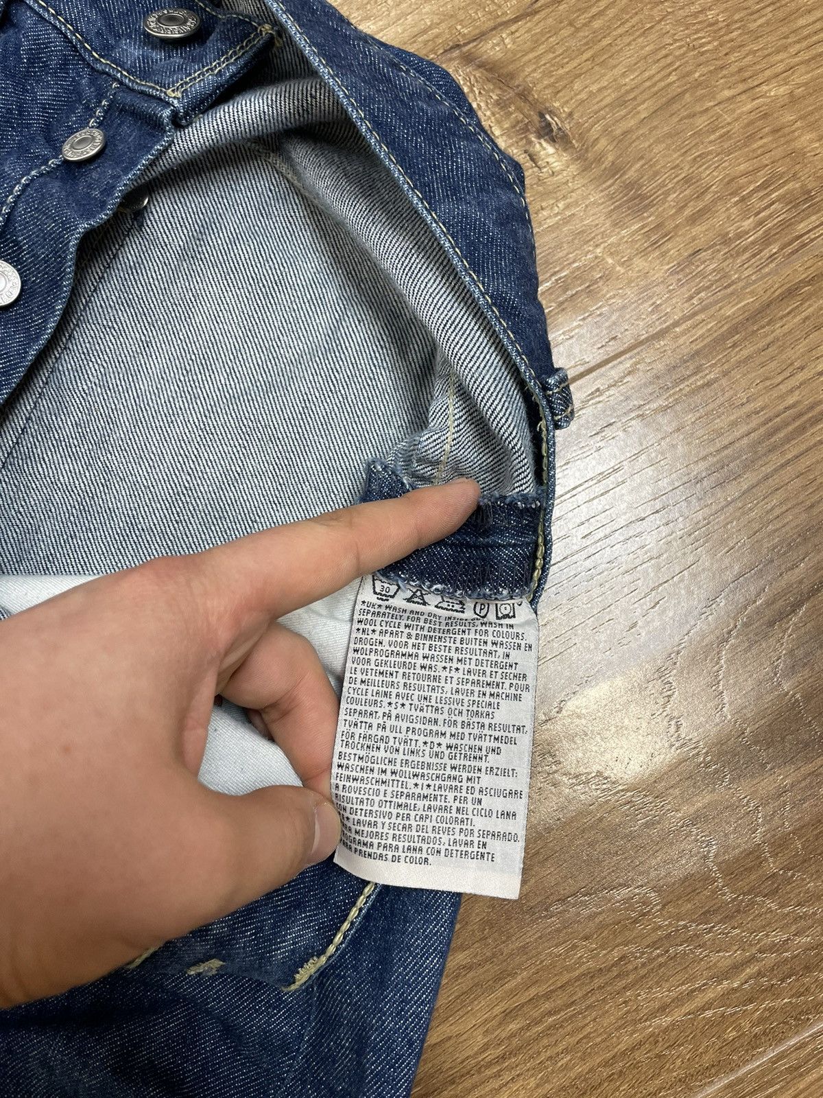 Levi's Vintage Levi’s 835 Blue Denim Straight Cowboy Jeans Pants Size US 30 / EU 46 - 12 Thumbnail