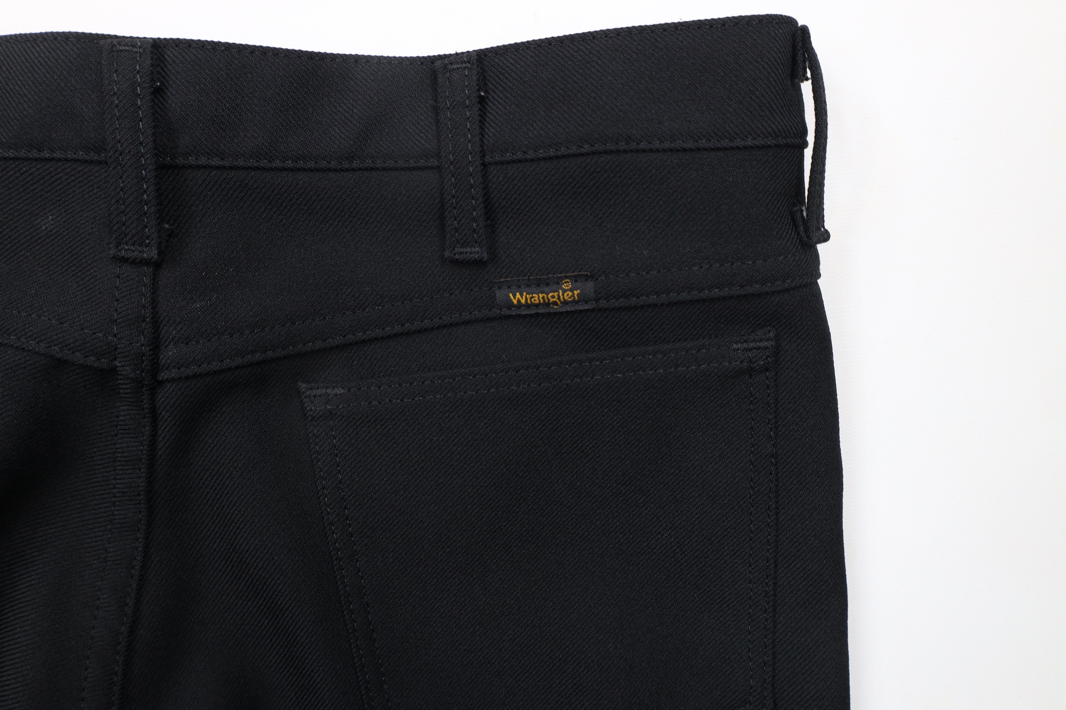Vintage × Wrangler Vintage 90s Wrangler Bootcut Western Pants Black Polyester Size US 33 - 13 Thumbnail
