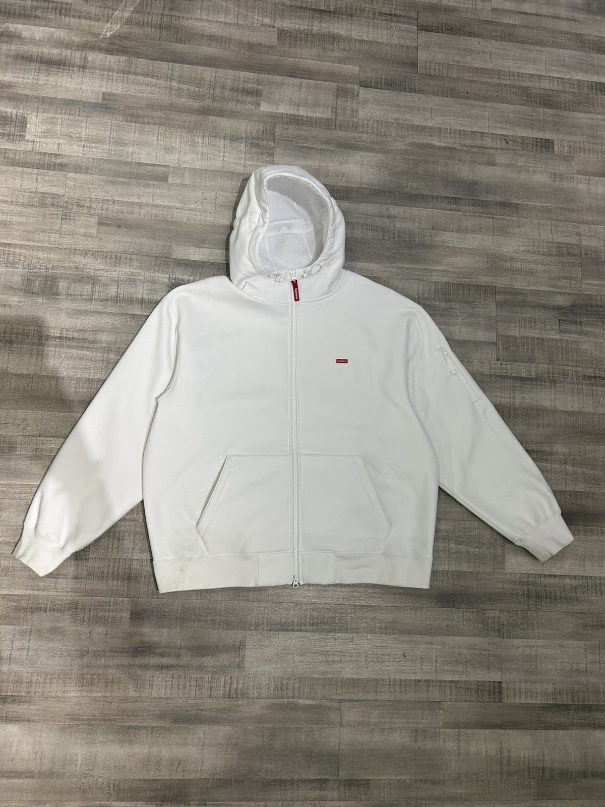Supreme Supreme Windstopper Zip Up Hooded Sweatshirt Size US XL / EU 56 / 4 - 1 Thumbnail