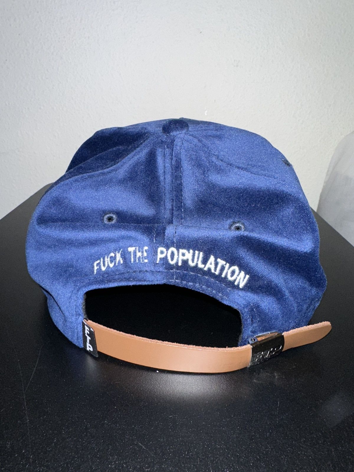 Fuck The Population Ftp Rhinestone Hat Size ONE SIZE - 3 Thumbnail