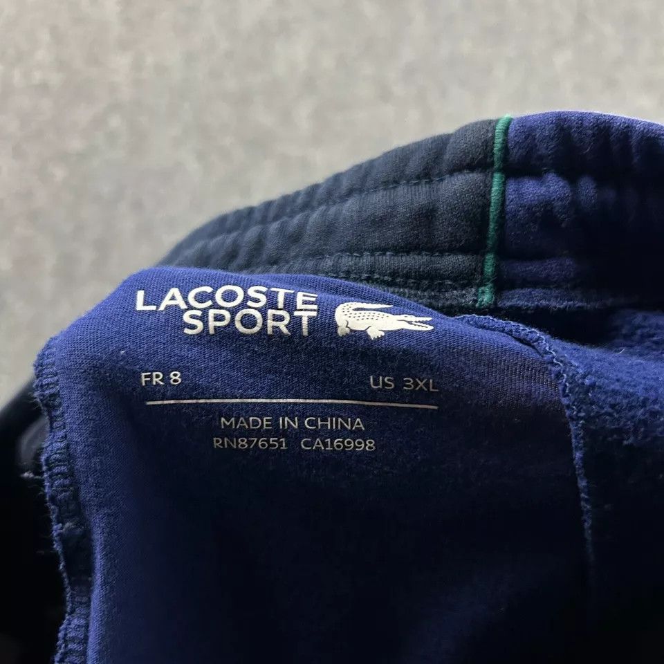 Lacoste Lacoste Sport Sweatpants Womens 3XL Tapered Drawstring Size 38" / US 16 / IT 52 - 9 Thumbnail