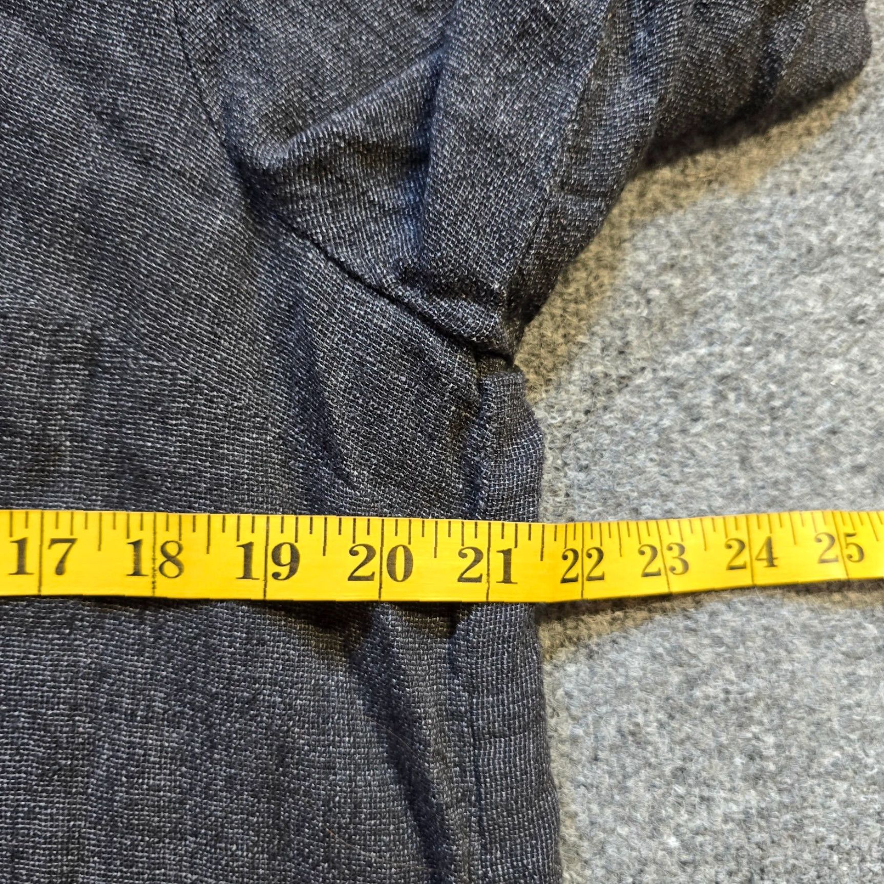 J. Jill J Jill Top Womens 14W Gray Linen 3/4 Sleeve Button-Up Shirt casual business Regular Womens Size XL / US 12-14 / IT 48-50 - 5 Thumbnail
