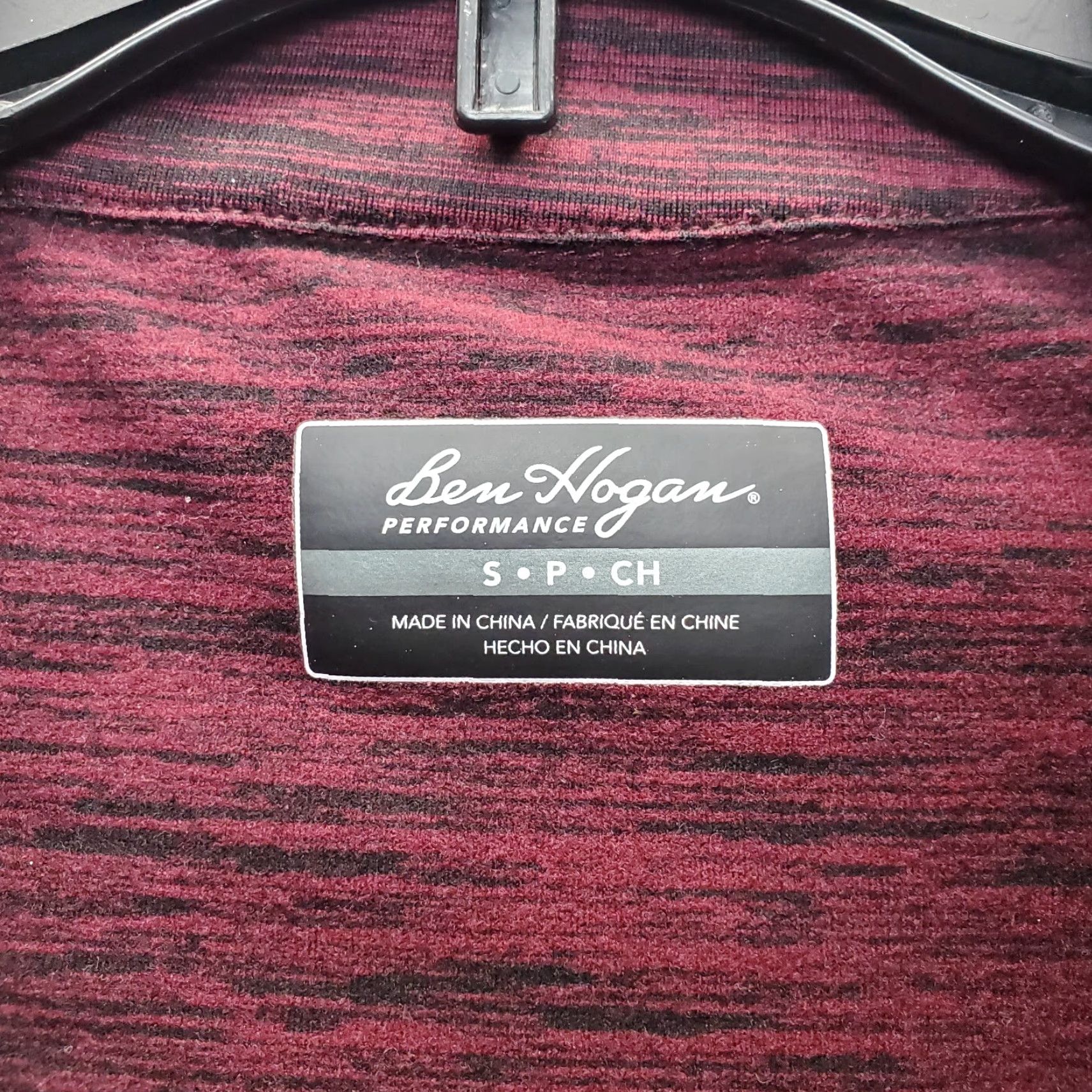 Hogan Ben Hogan Mens 1/4 Zip Pullover Space Dye Long Sleeve Multicolor Shirt Size US S / EU 44-46 / 1 - 5 Thumbnail
