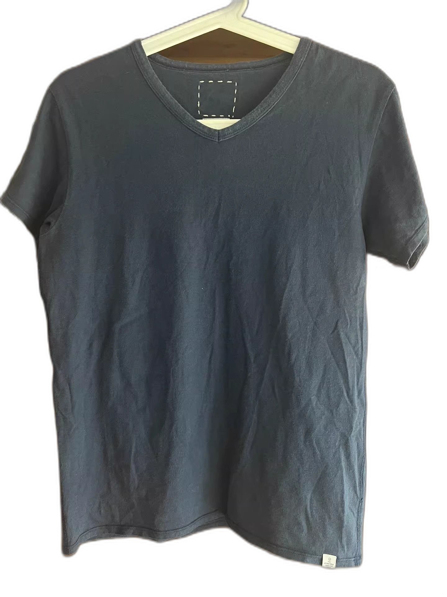 Visvim visvim Indigo V-Neck Short Sleeve T-Shirt Size US S / EU 44-46 / 1 - 1 Thumbnail