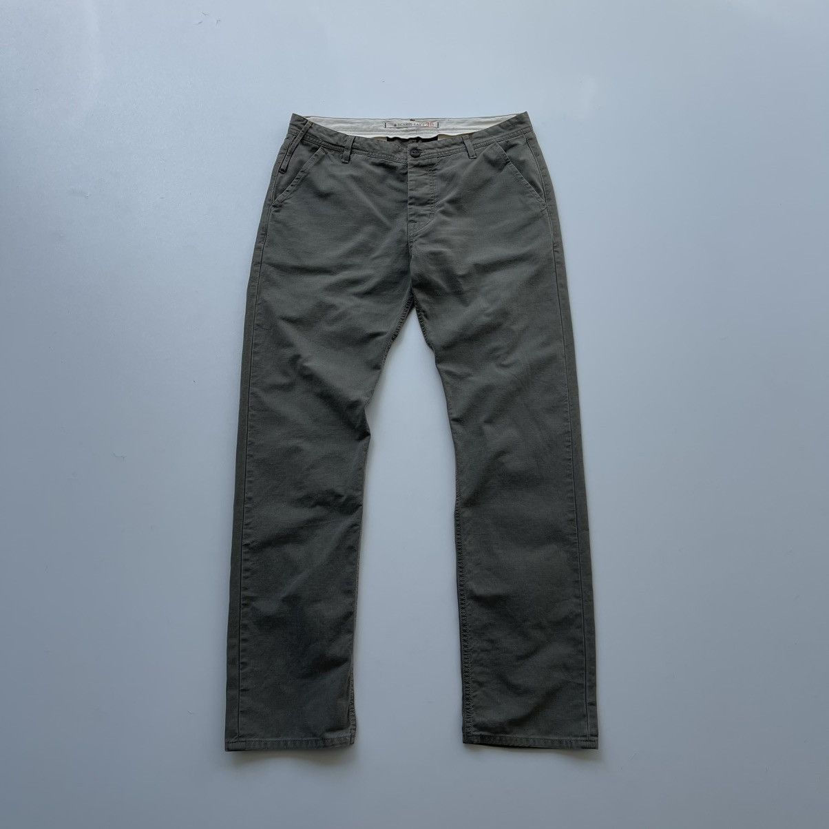 Scarti-Lab Scarti-Lab 101 2013 Vintage Cotton Chino Pants Green Casual Size US 36 / EU 52 - 1 Thumbnail