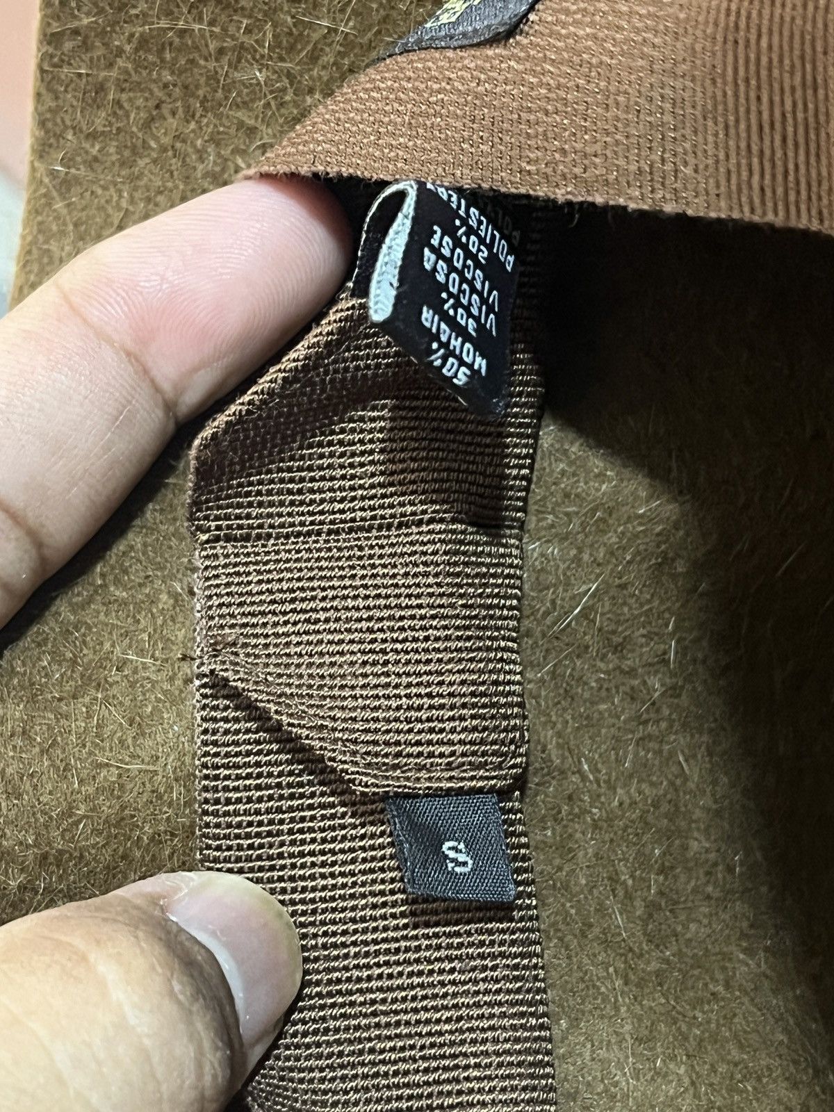 Loro Piana Brown Cashfelt Panama Hat Size 30 - 6 Thumbnail