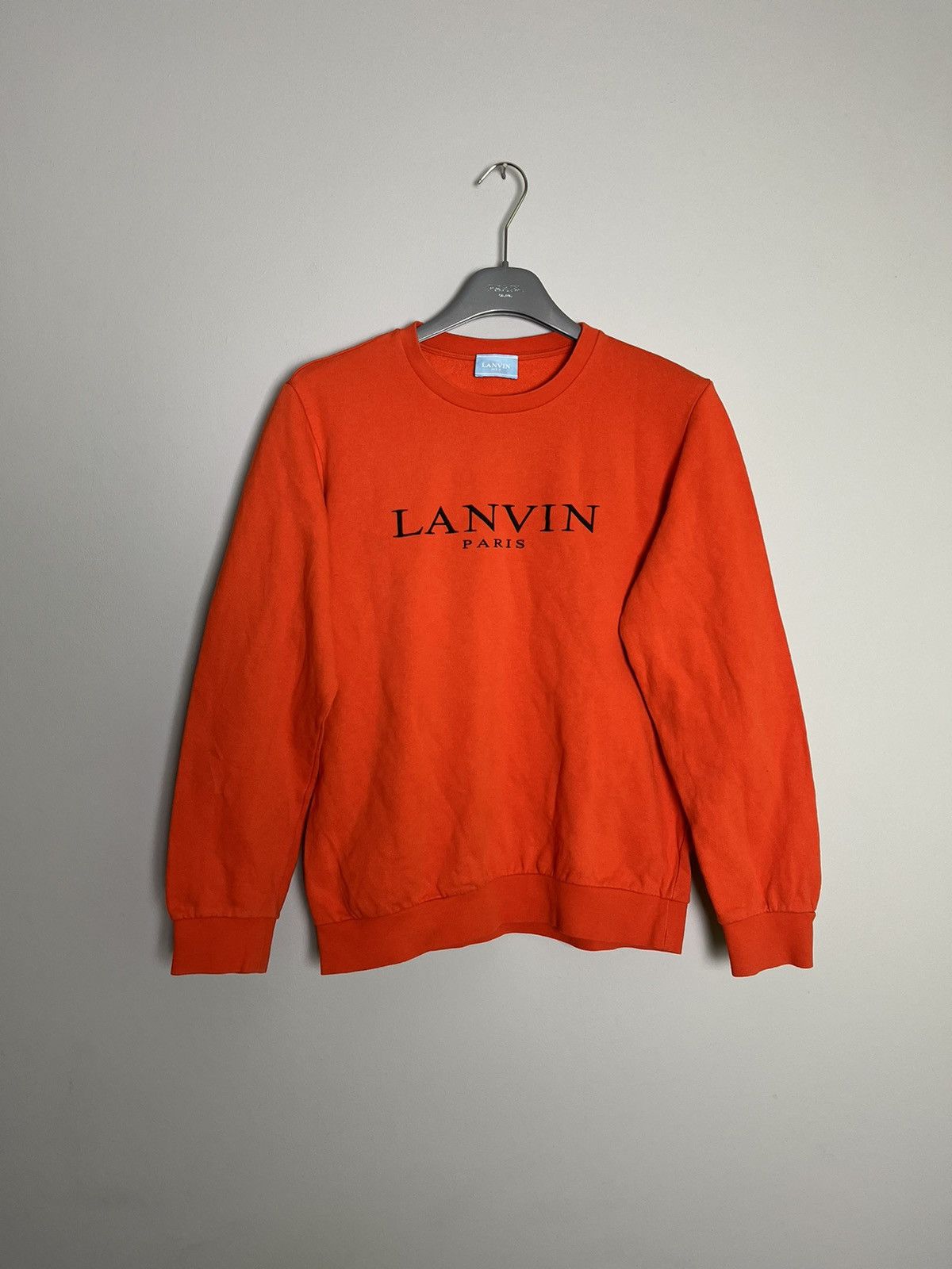 Lanvin Lanvin crewneck sweatshirt logo Size US S / EU 44-46 / 1 - 1 Thumbnail