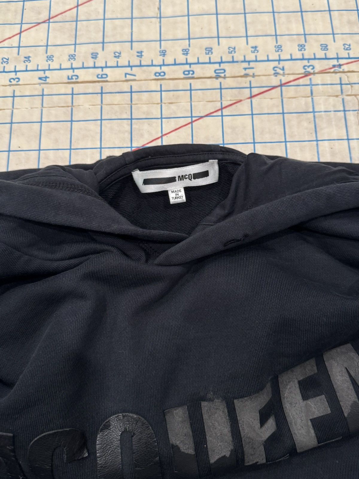 MCQ MCQ Alexander McQueen Spell Out Hoodie Faded text Size Large Size US L / EU 52-54 / 3 - 5 Thumbnail