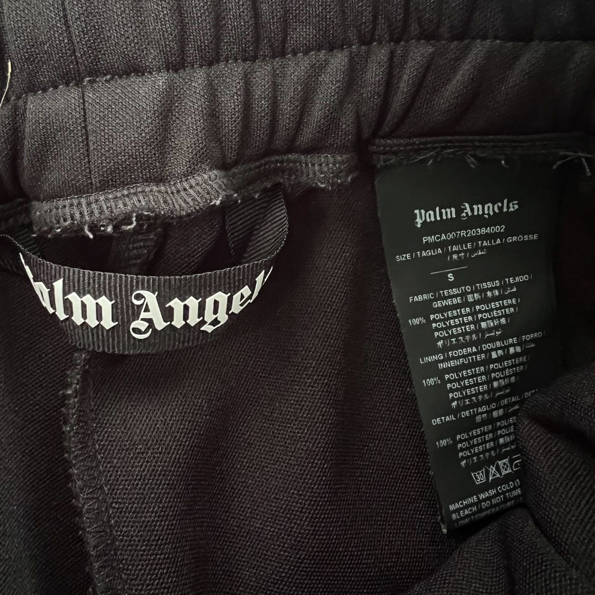 Palm Angels Palm Angels Black Rainbow Sweatpants Size US 31 - 3 Thumbnail