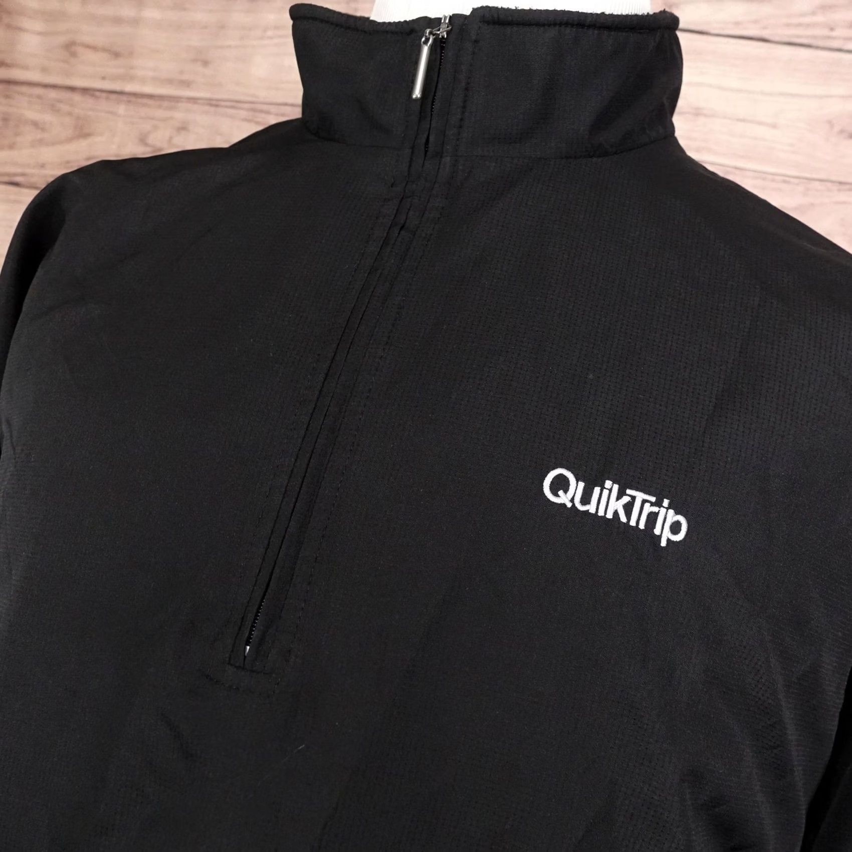 Stormtech Stormtech Jacket XL Black Windbreaker 1/4 Zip Pullover QuikTrip Employee Mens Size US XL / EU 56 / 4 - 2 Thumbnail