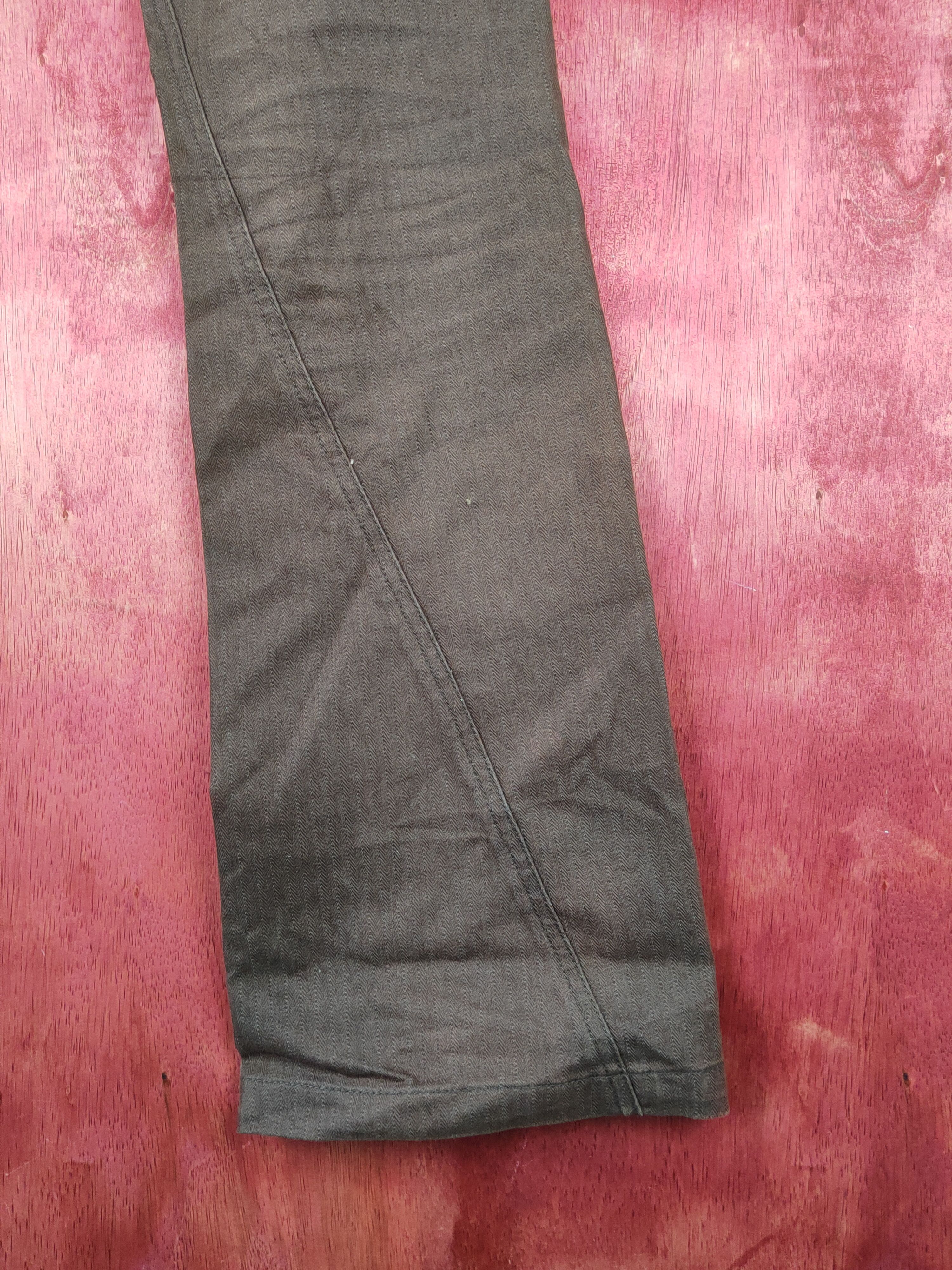 Japanese Brand Michel Klein Homme Dark Brown Multipocket Jeans #S2257 Size 28" / US 6 / IT 42 - 11 Thumbnail