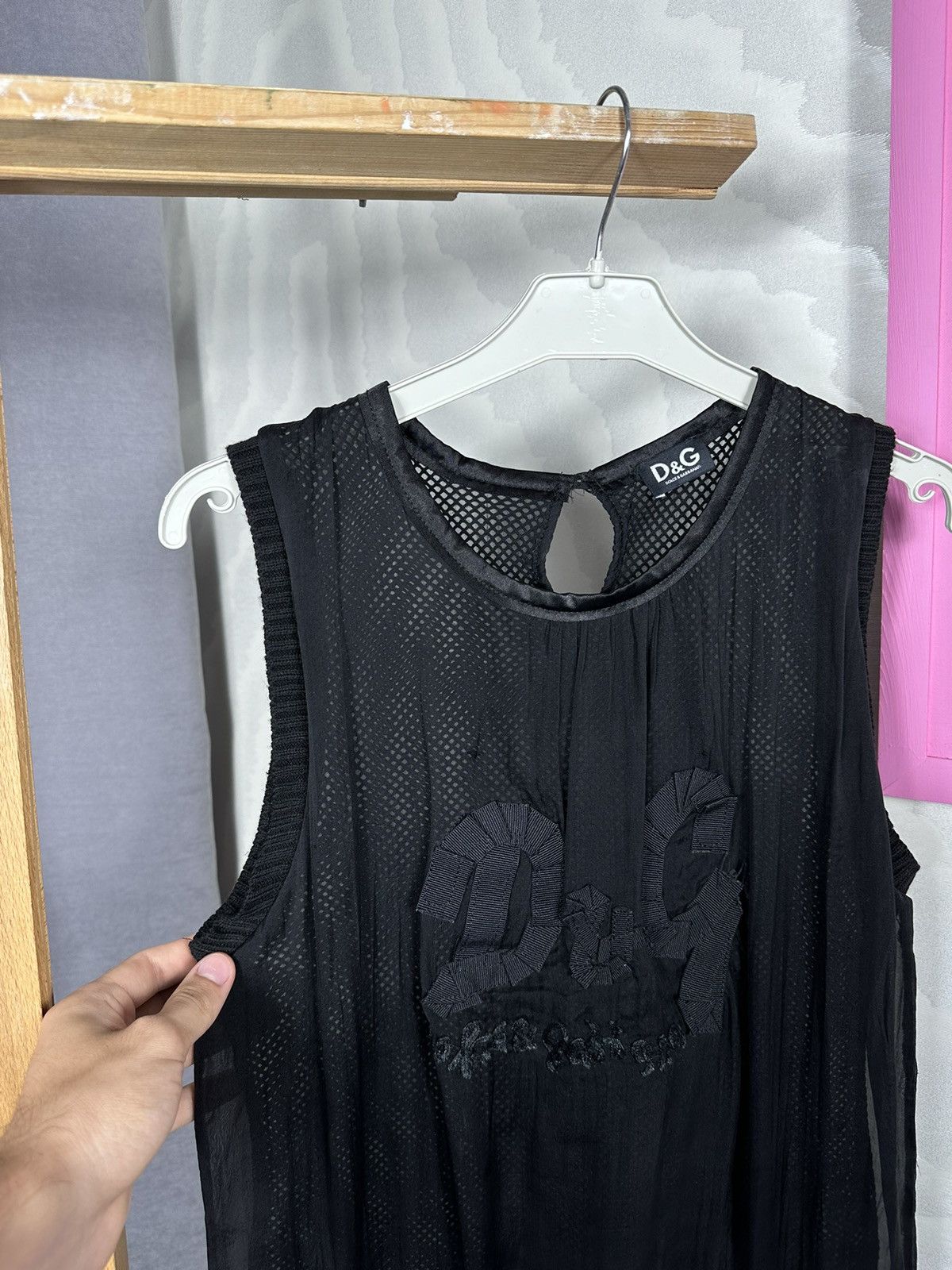 Dolce & Gabbana × Vintage Dolce & Gabbana Vintage Tank Top Size L / US 10 / IT 46 - 5 Thumbnail