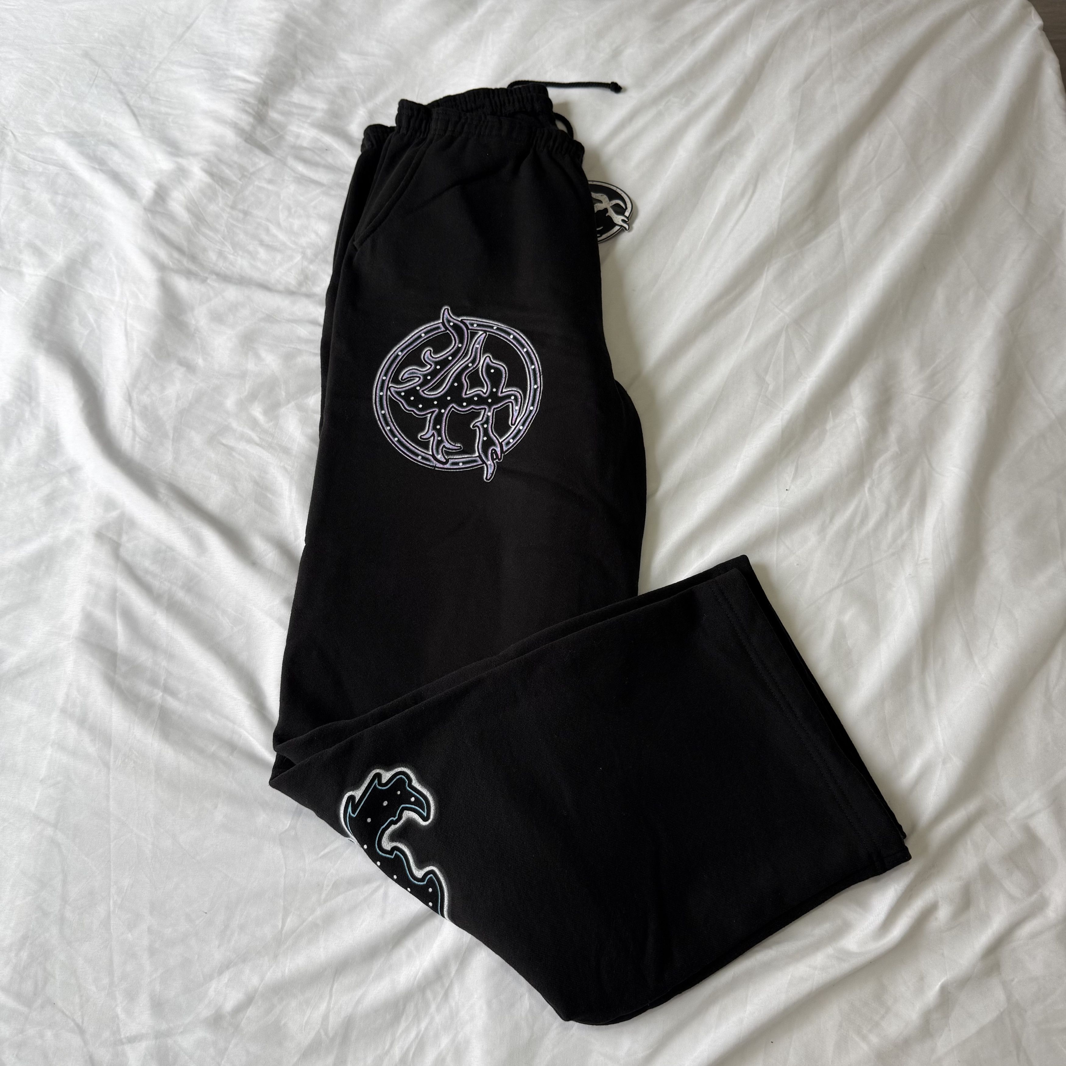 Lost hills NWT Lost Hills Black Logo Sweatpants/Joggers NWT Size US 34 / EU 50 - 4 Thumbnail