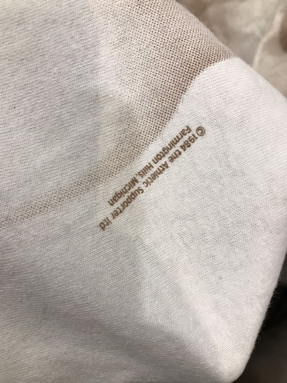 Fruit Of The Loom × Vintage ©️1984 the Athletic Supporter ltd.Farmington Hills.Michigan Size US L / EU 52-54 / 3 - 4 Thumbnail