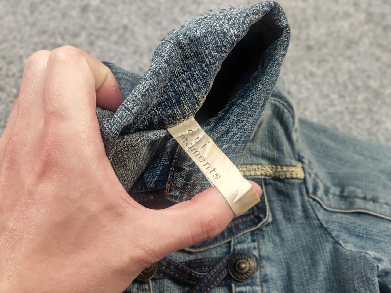 Vintage Napoleon Denim Hysteric Zip Jacket LGB Opium Y2K