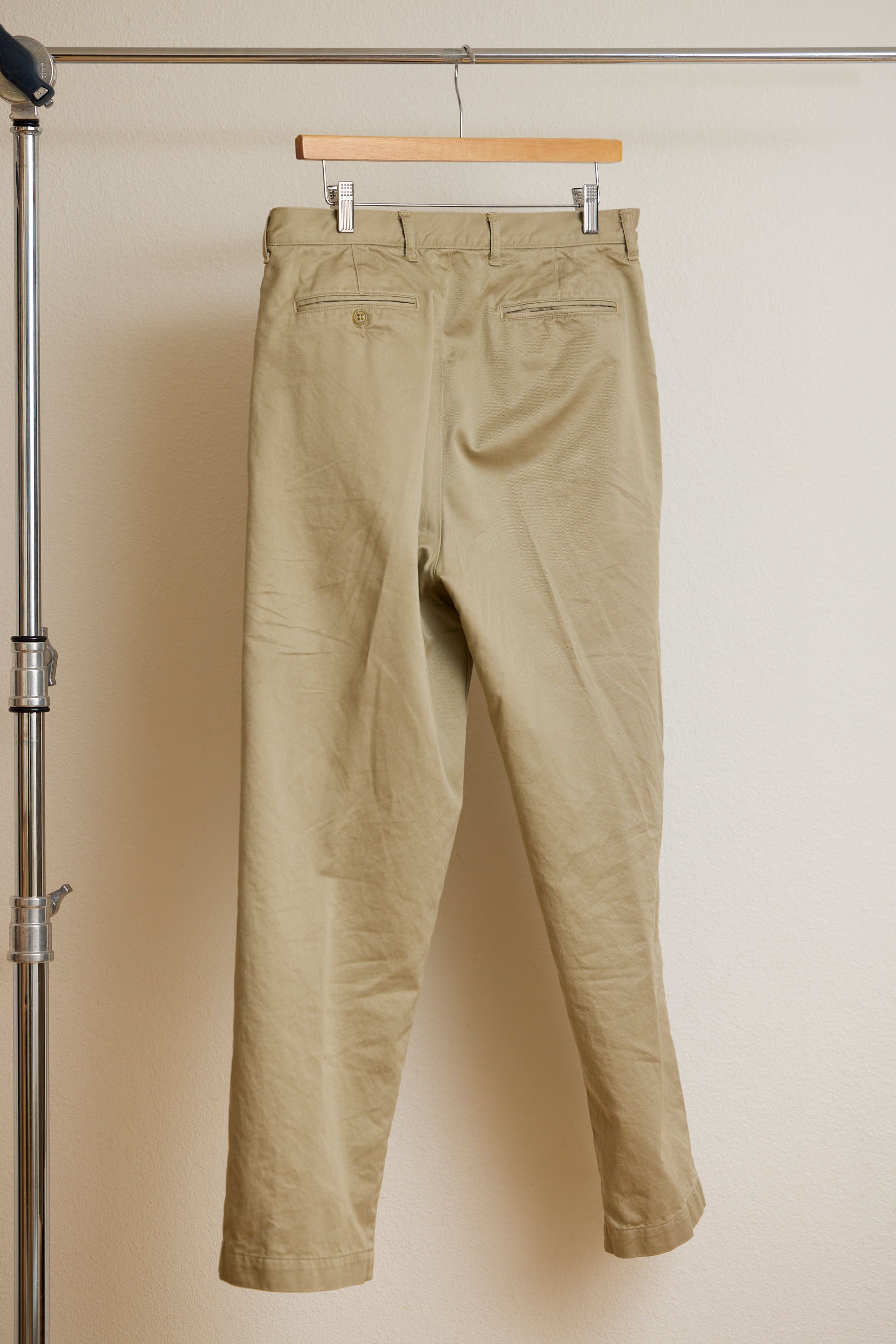 Herill Herill Suvin Cotton Two-Tuck Chinos Size US 32 / EU 48 - 4 Thumbnail