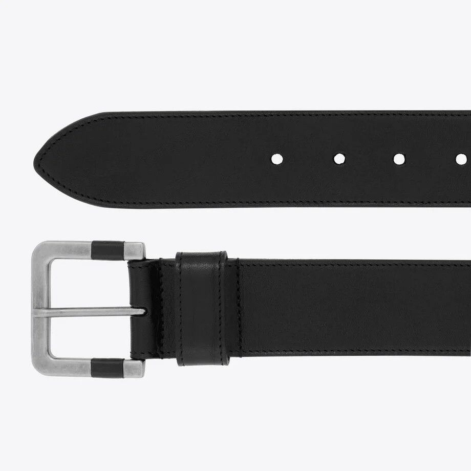 Saint Laurent Paris o1s1wg111224 Size: 80 / Cintura B_Misfits Buckle Wide Belt Size 30 - 2 Thumbnail