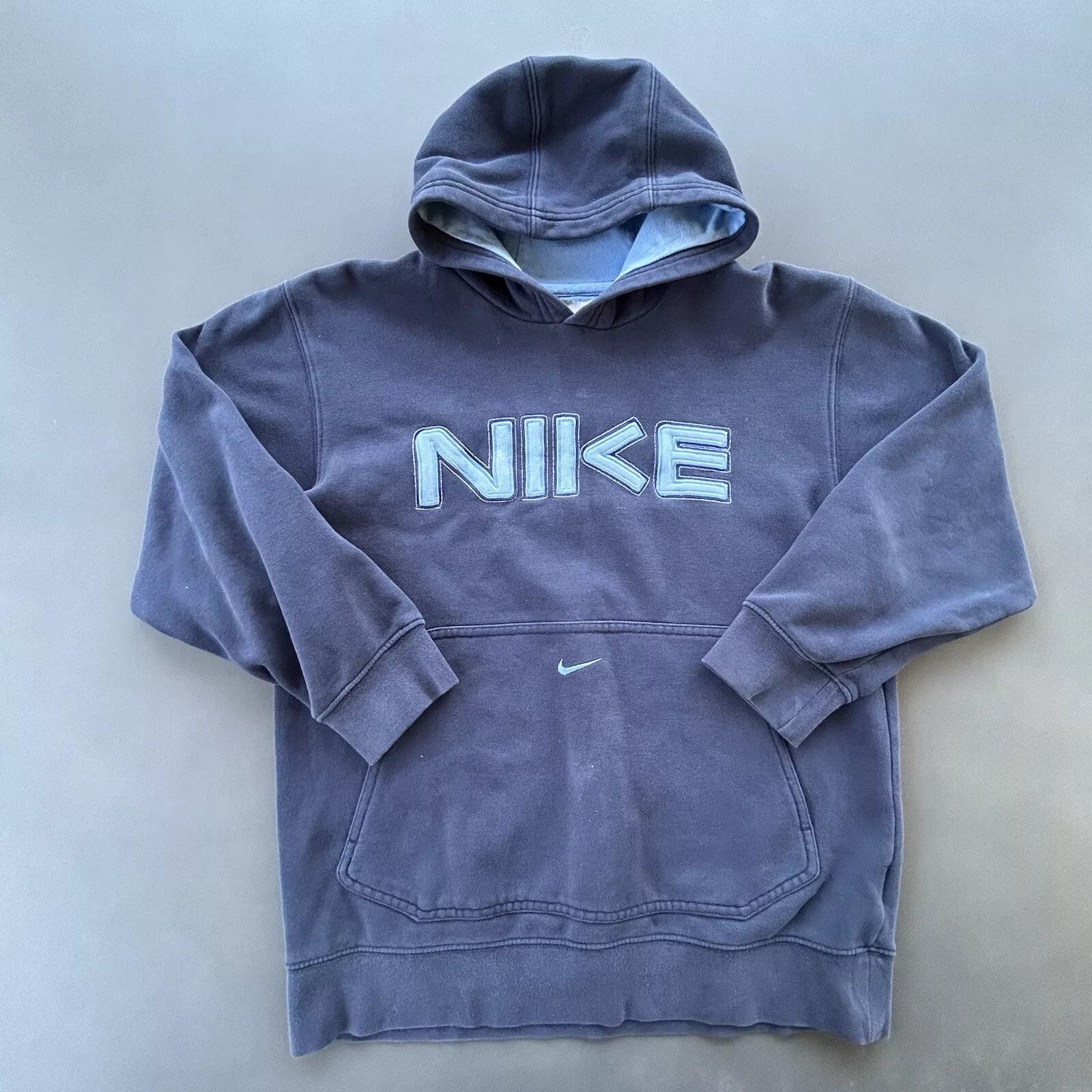 Nike Vintage Nike Center Swoosh Hoodie Womens Small Size US M / EU 48-50 / 2 - 1 Thumbnail