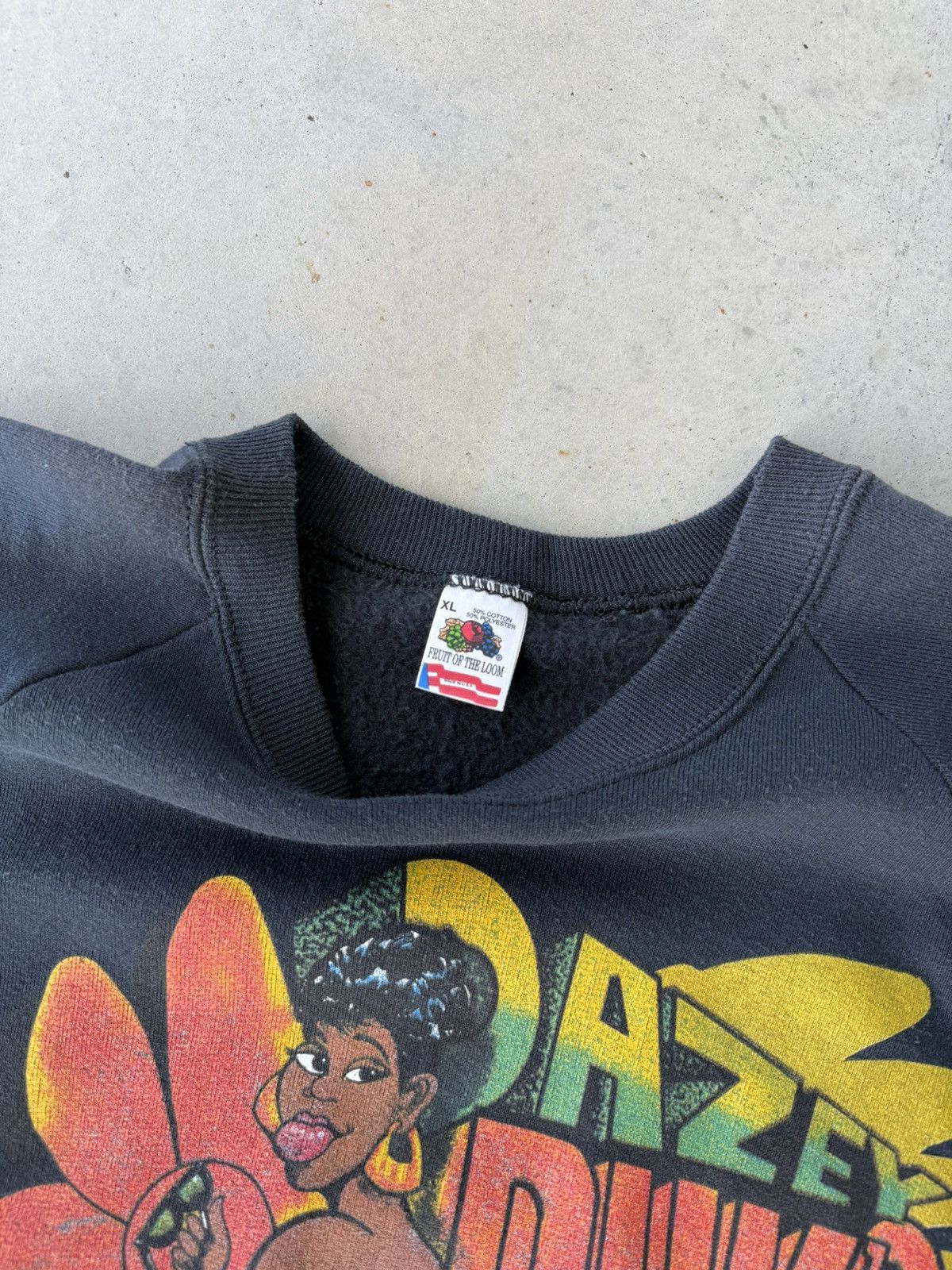 Vintage Vintage 90s Black Love “ Dazey Duks In F-X “ Crewneck Size US XL / EU 56 / 4 - 4 Thumbnail